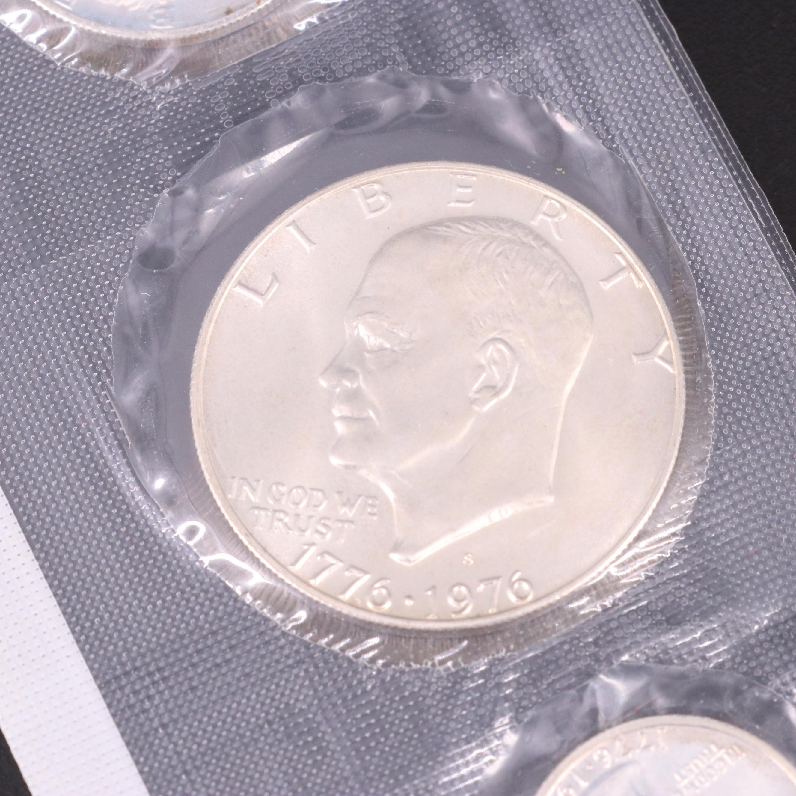 40% Silver Eisenhower Dollar Sets, 1970s