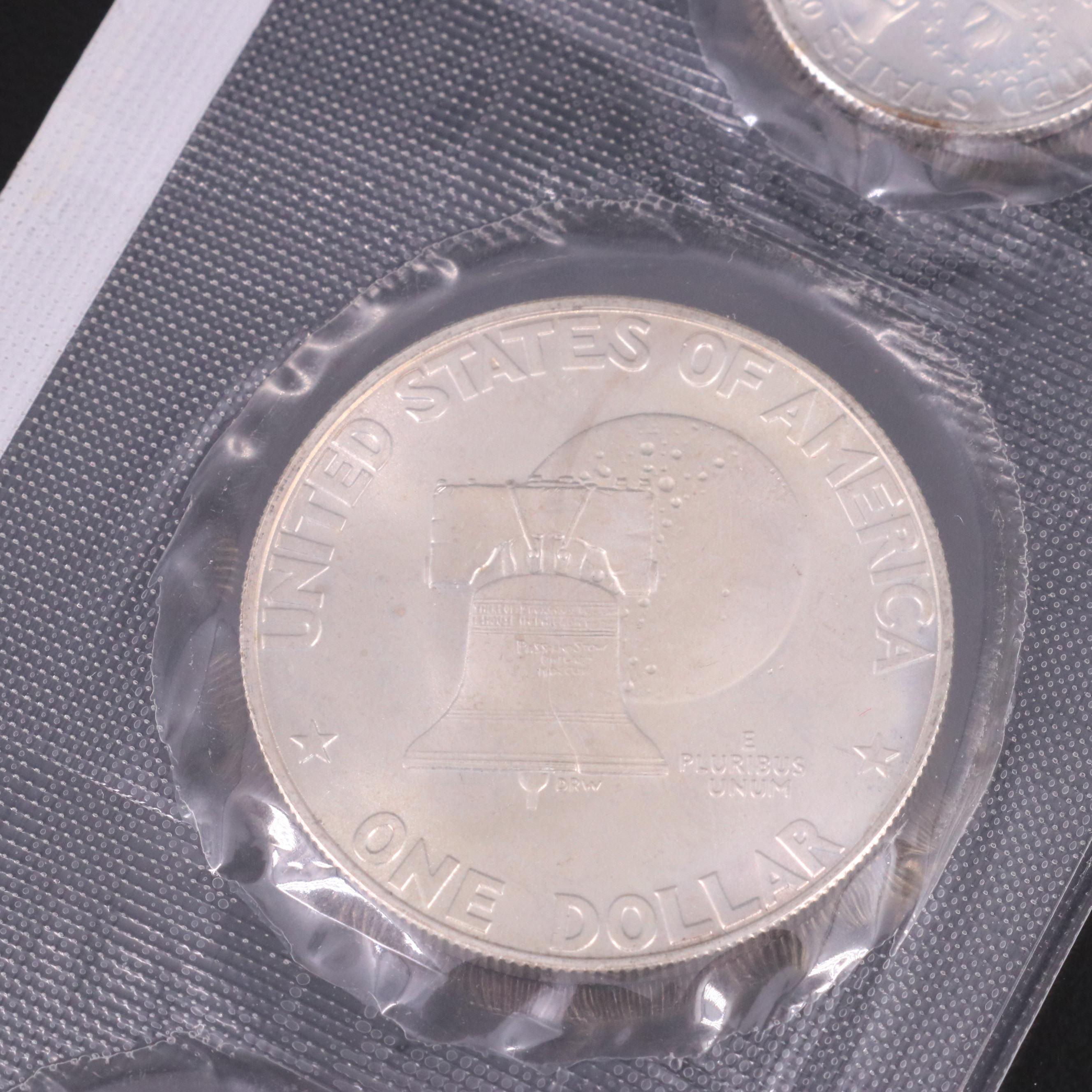 40% Silver Eisenhower Dollar Sets, 1970s