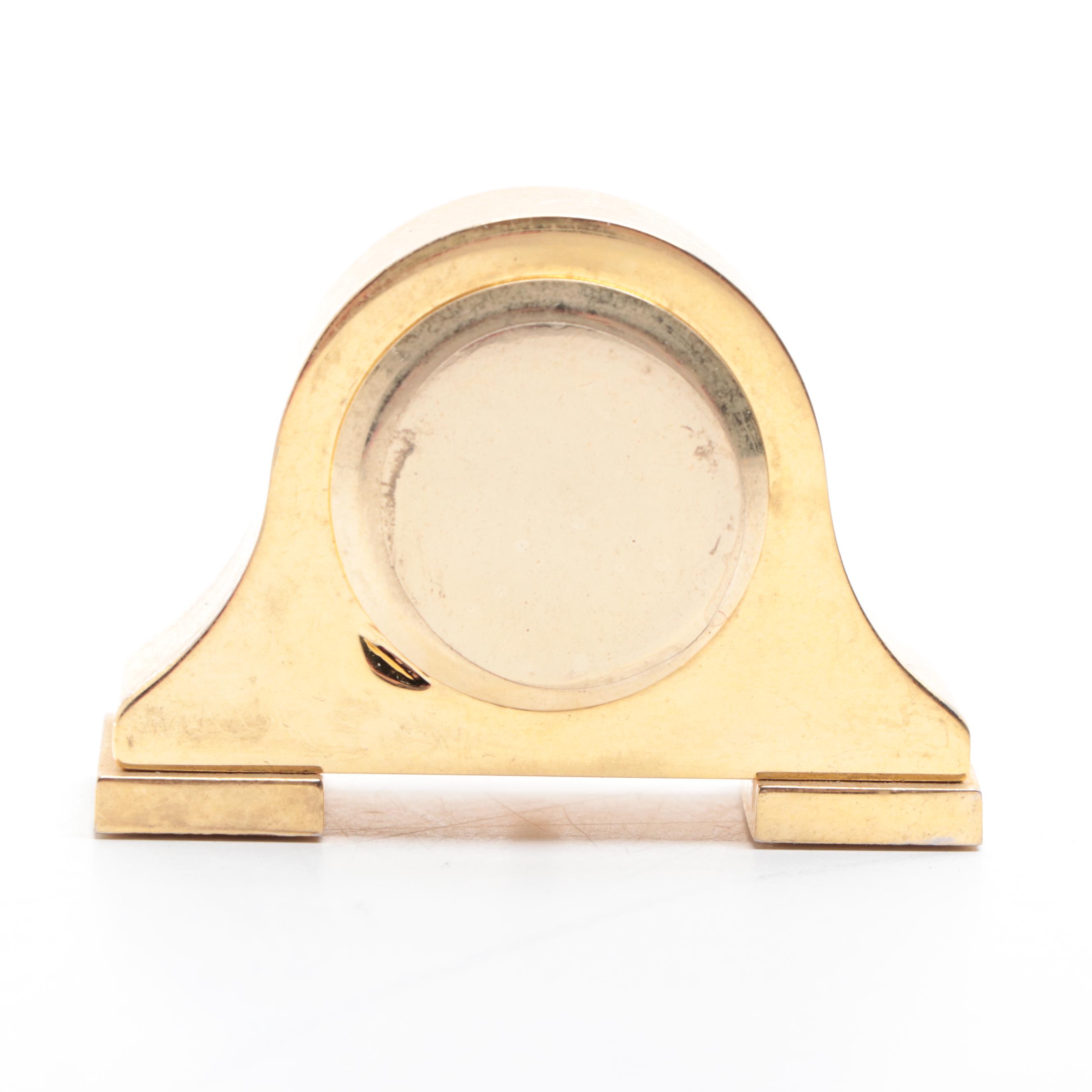 Miniature Brass Quartz Clocks and Cuckoo Clock Figurine