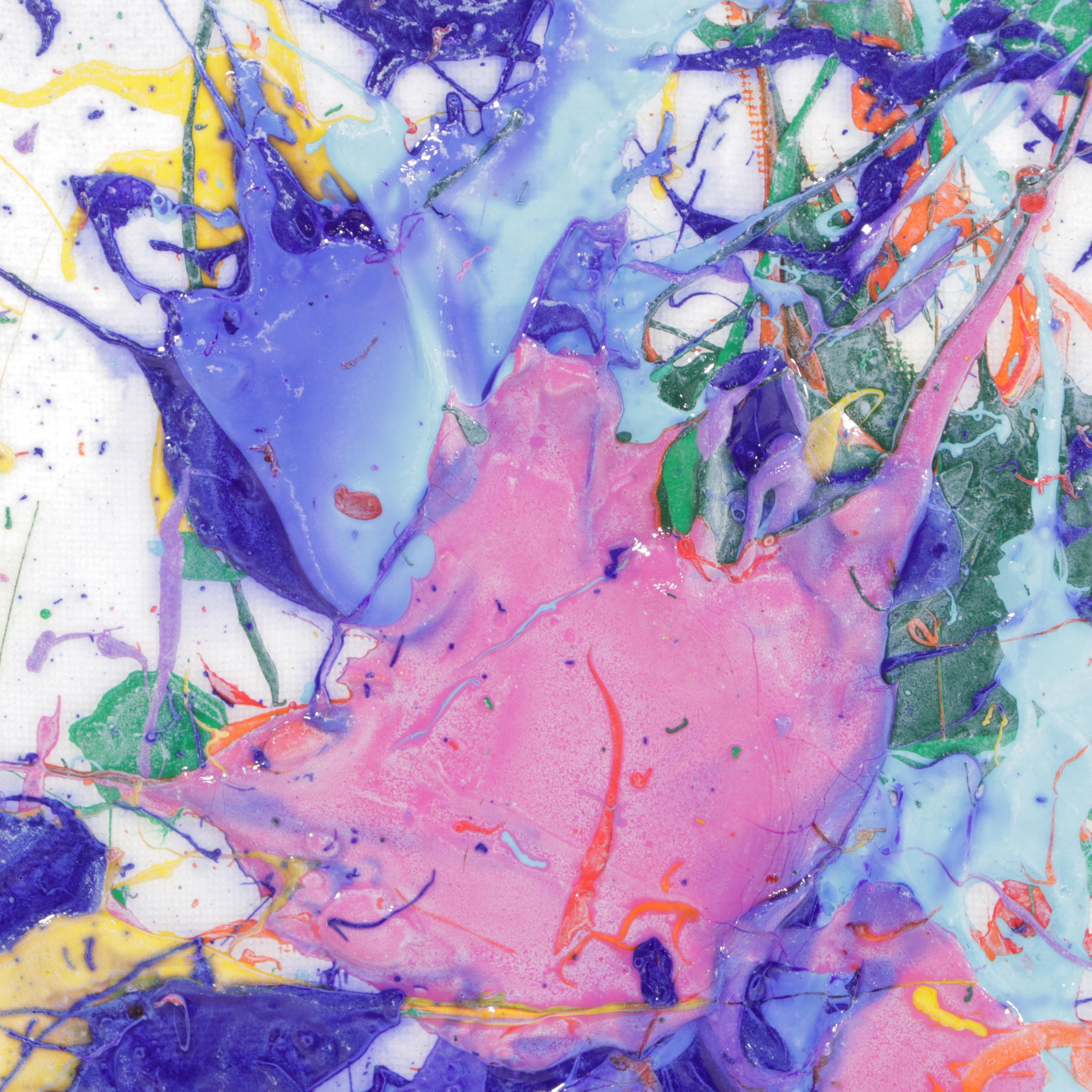 Jason Michael Durham Abstract Acrylic Painting "Express Yourself," 2023