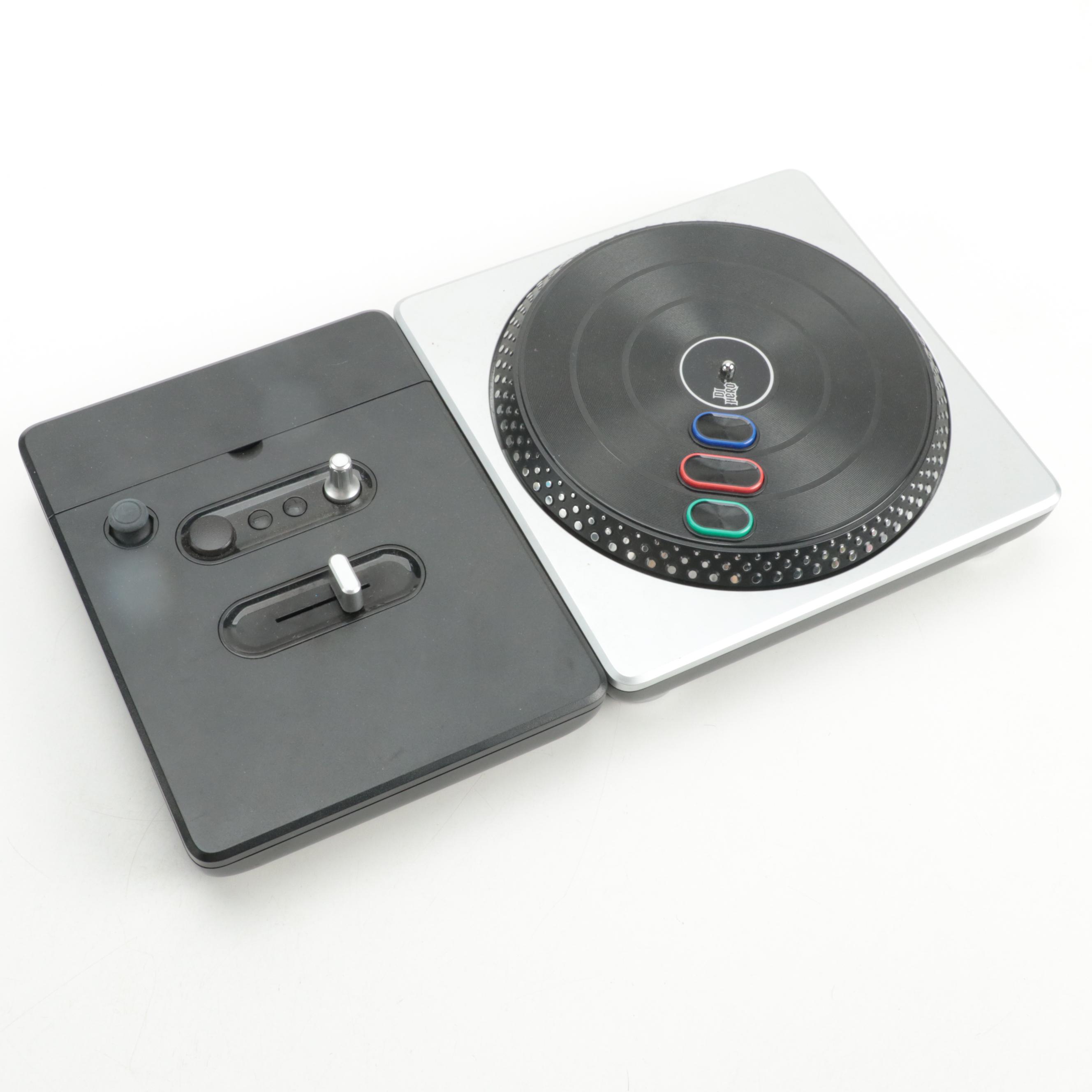 Playstation 2 DJ Hero with Two Wii DJ Hero 2 Video Game Turntable Bundles