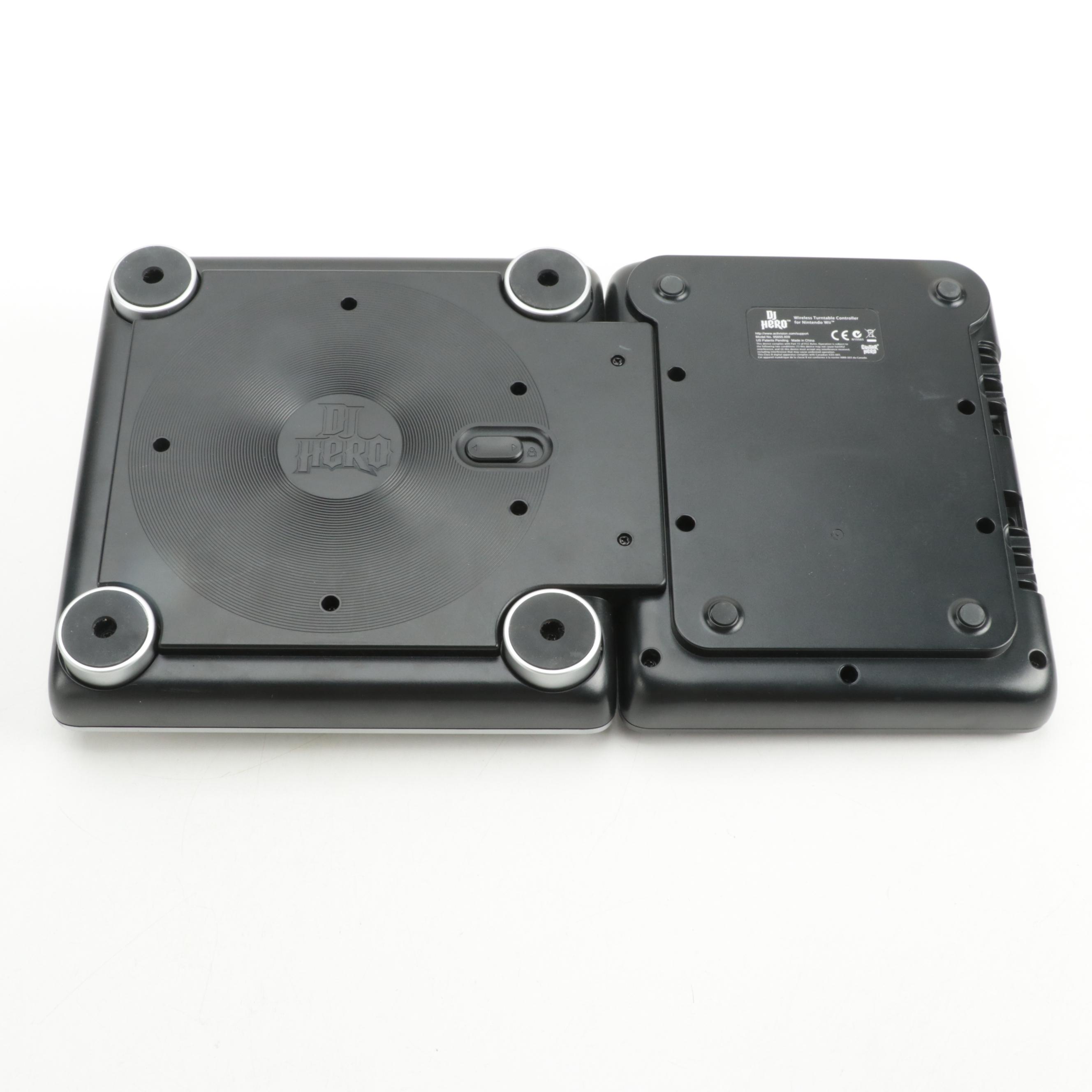 Playstation 2 DJ Hero with Two Wii DJ Hero 2 Video Game Turntable Bundles