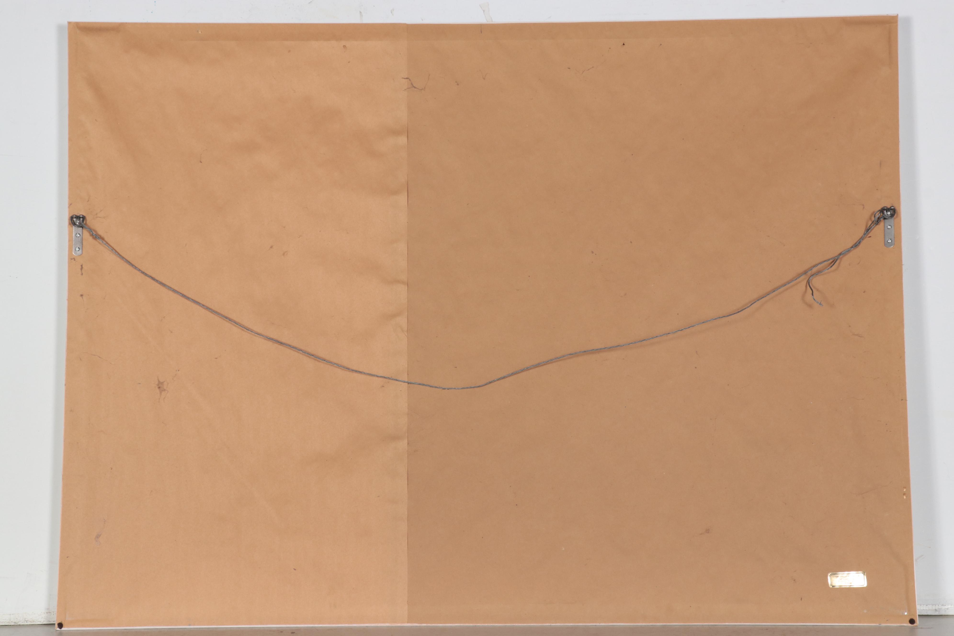 Howard Behrens Landscape Serigraph "Lugano Coastline," 1991