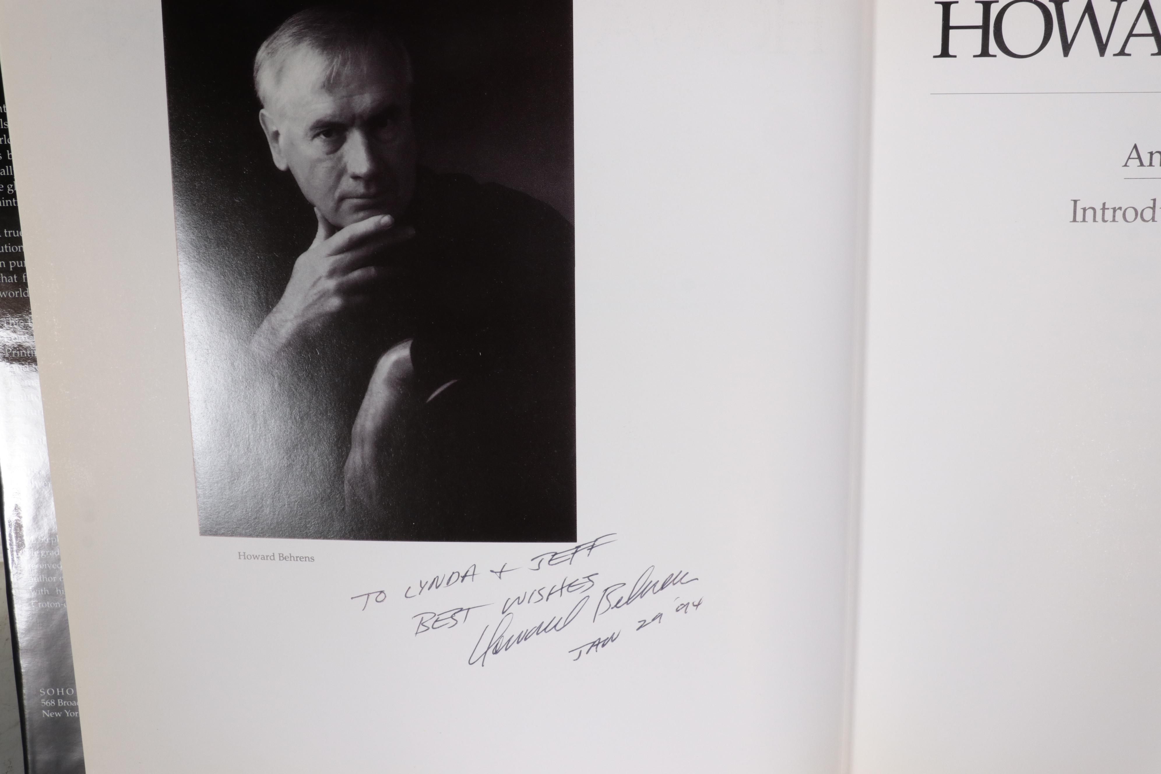 Howard Behrens Landscape Serigraph "Lugano Coastline," 1991