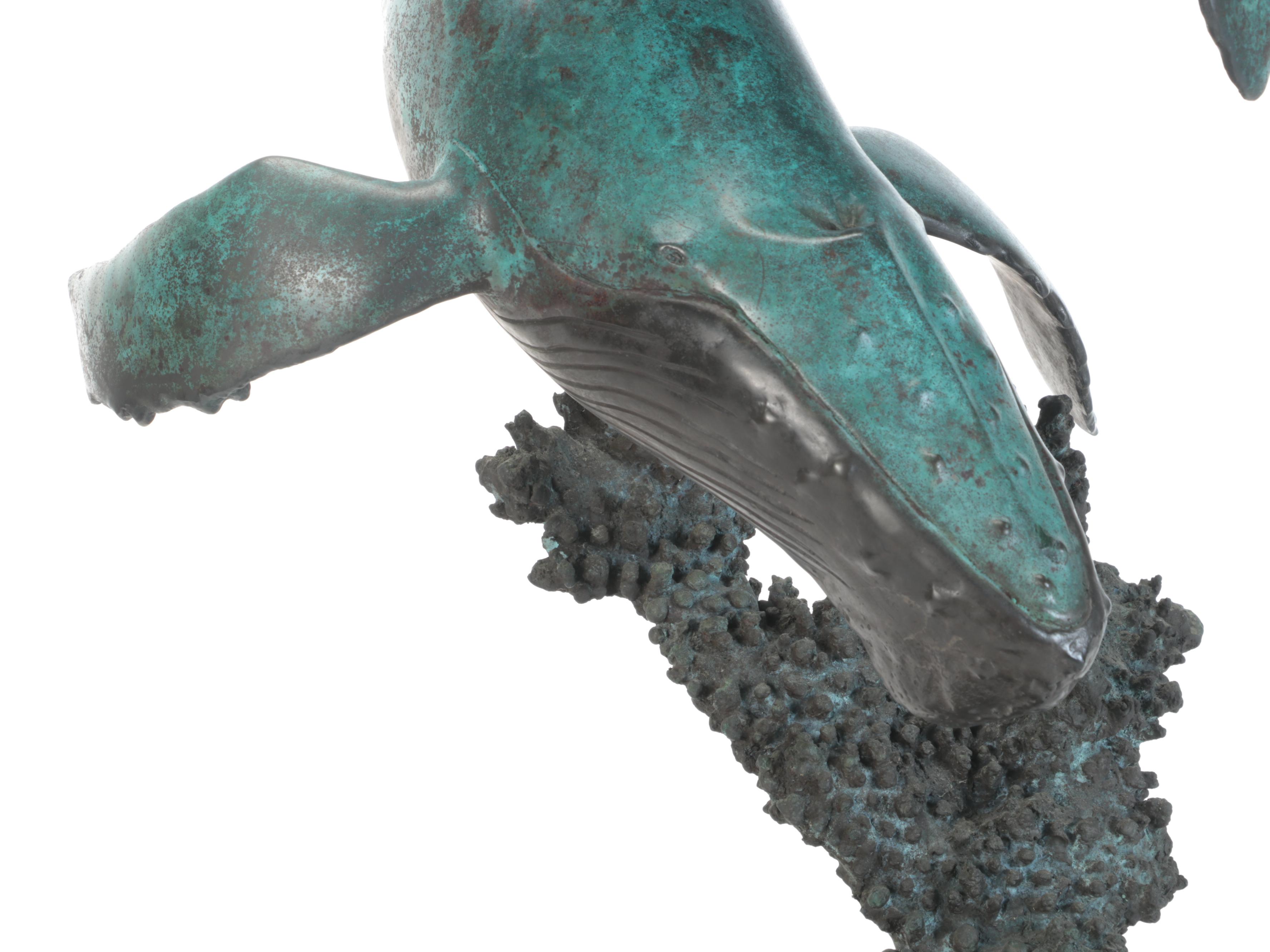 Bronze Sculpture of Humpback Whales