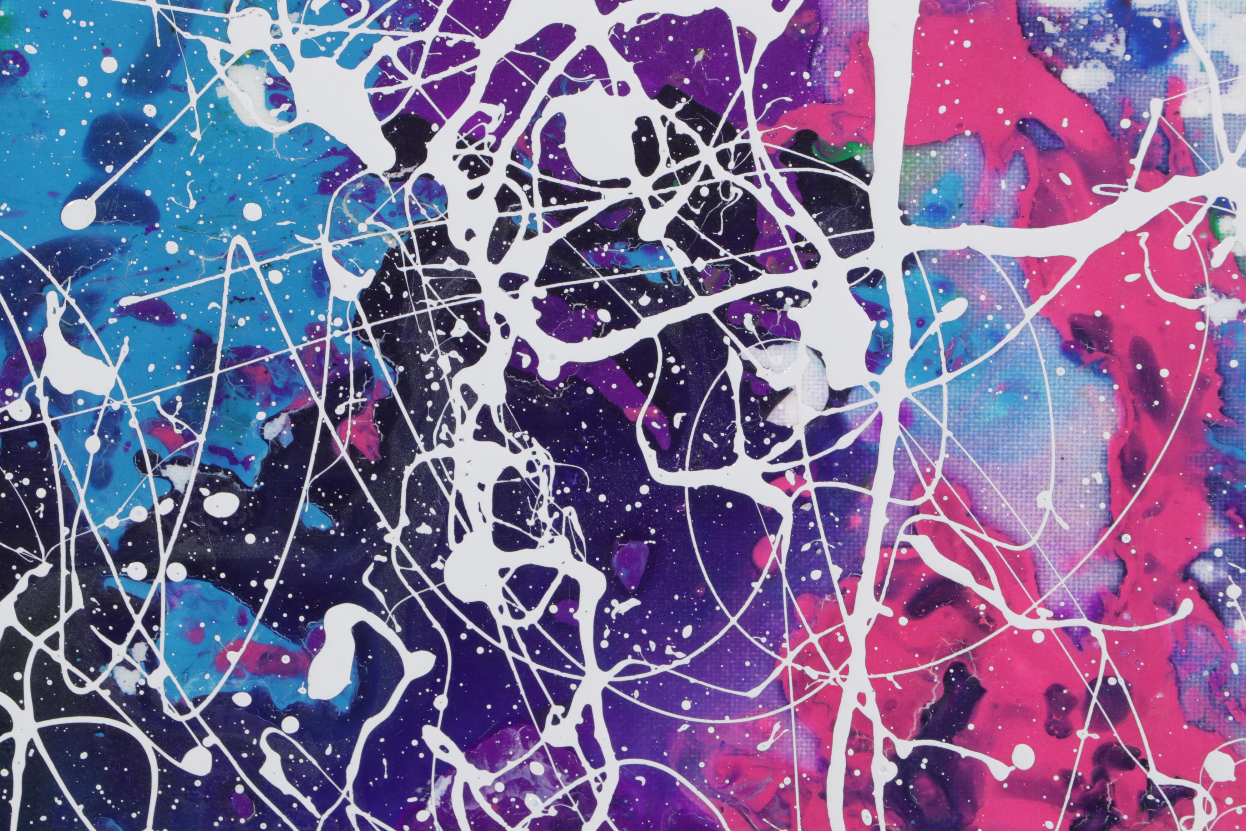 Jason Michael Durham Abstract Mixed Media Painting "Rise Above," 2023