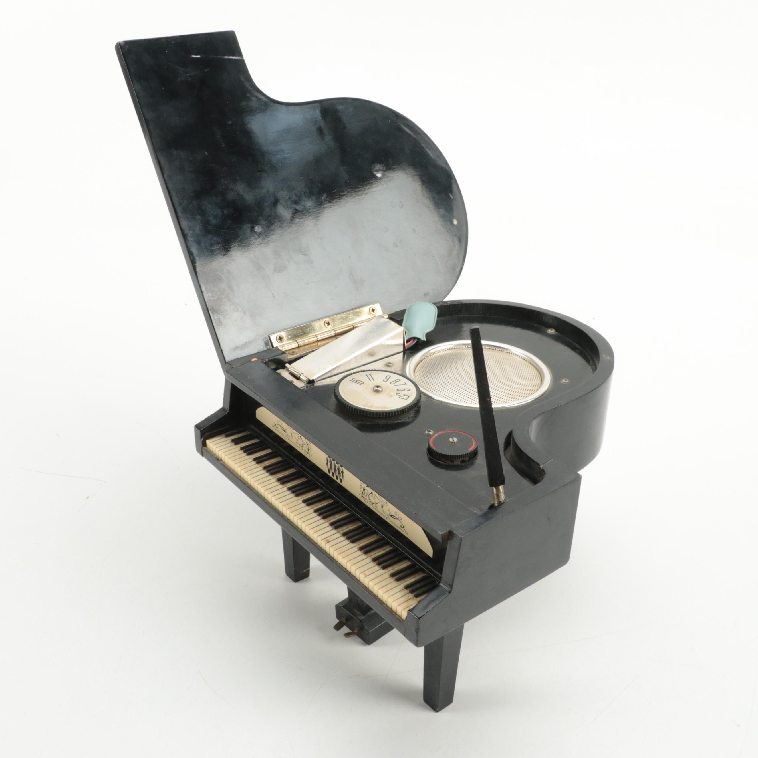 Ross Grand Piano Form Novelty Radio, Mid to Late 20th Century