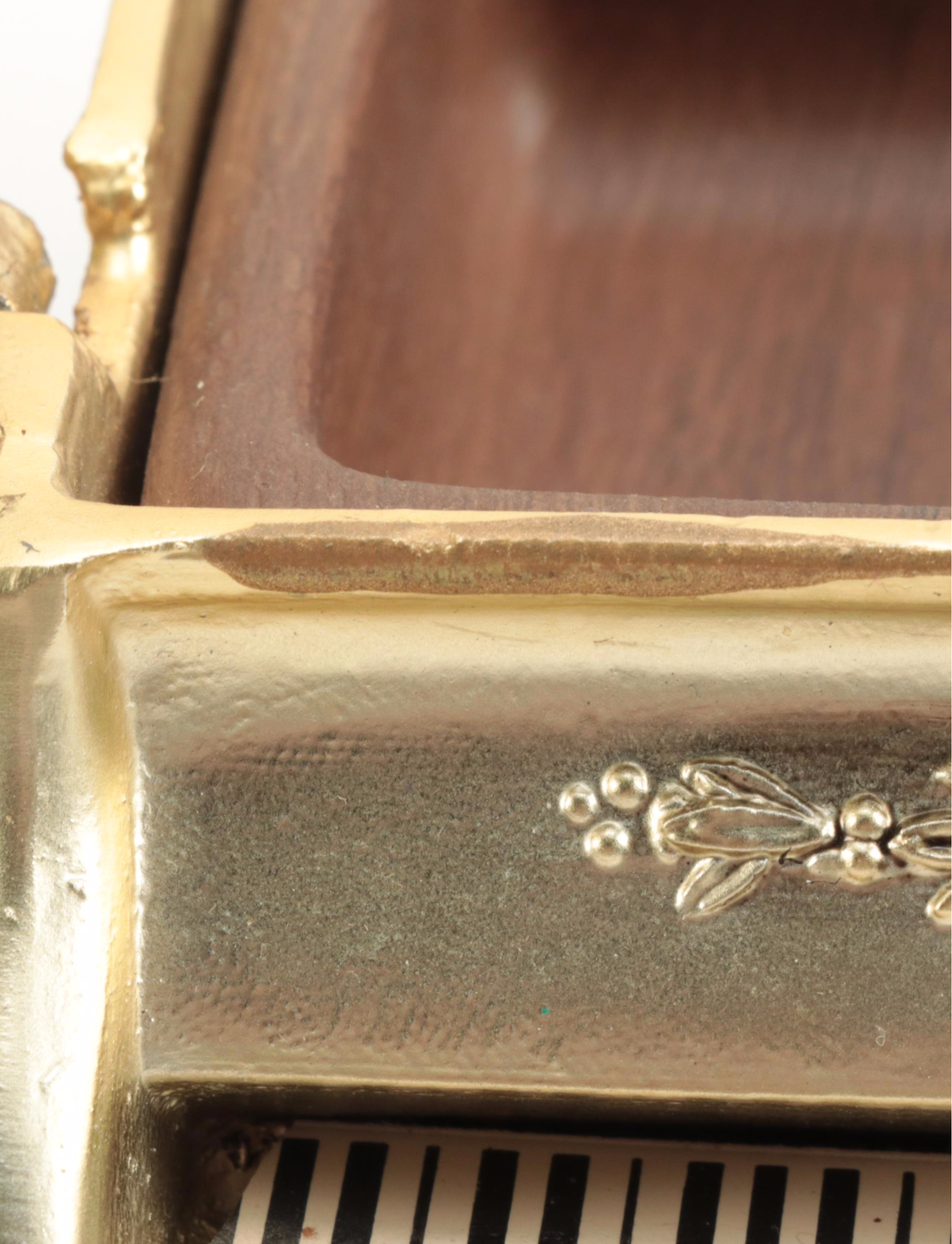 Thorens Bakelite and Metal Piano Form Music Box, Mid-20th Century