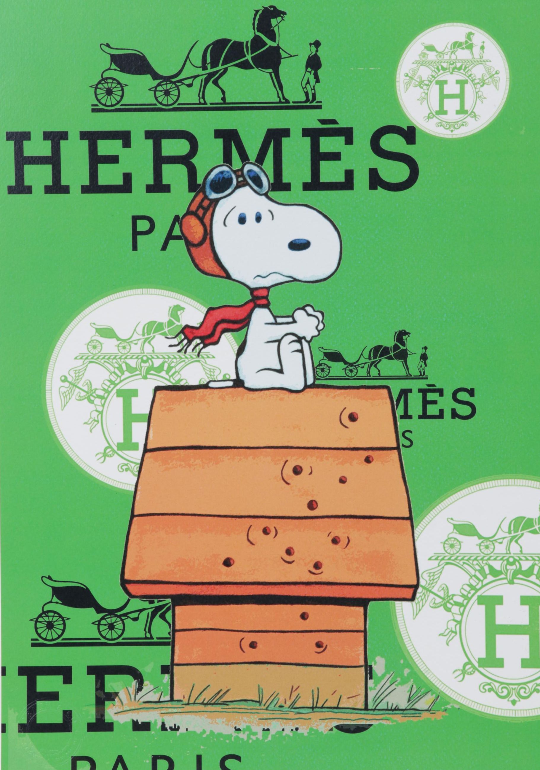 Death NYC Pop Art Graphic Print of Hermès Snoopy, 2022