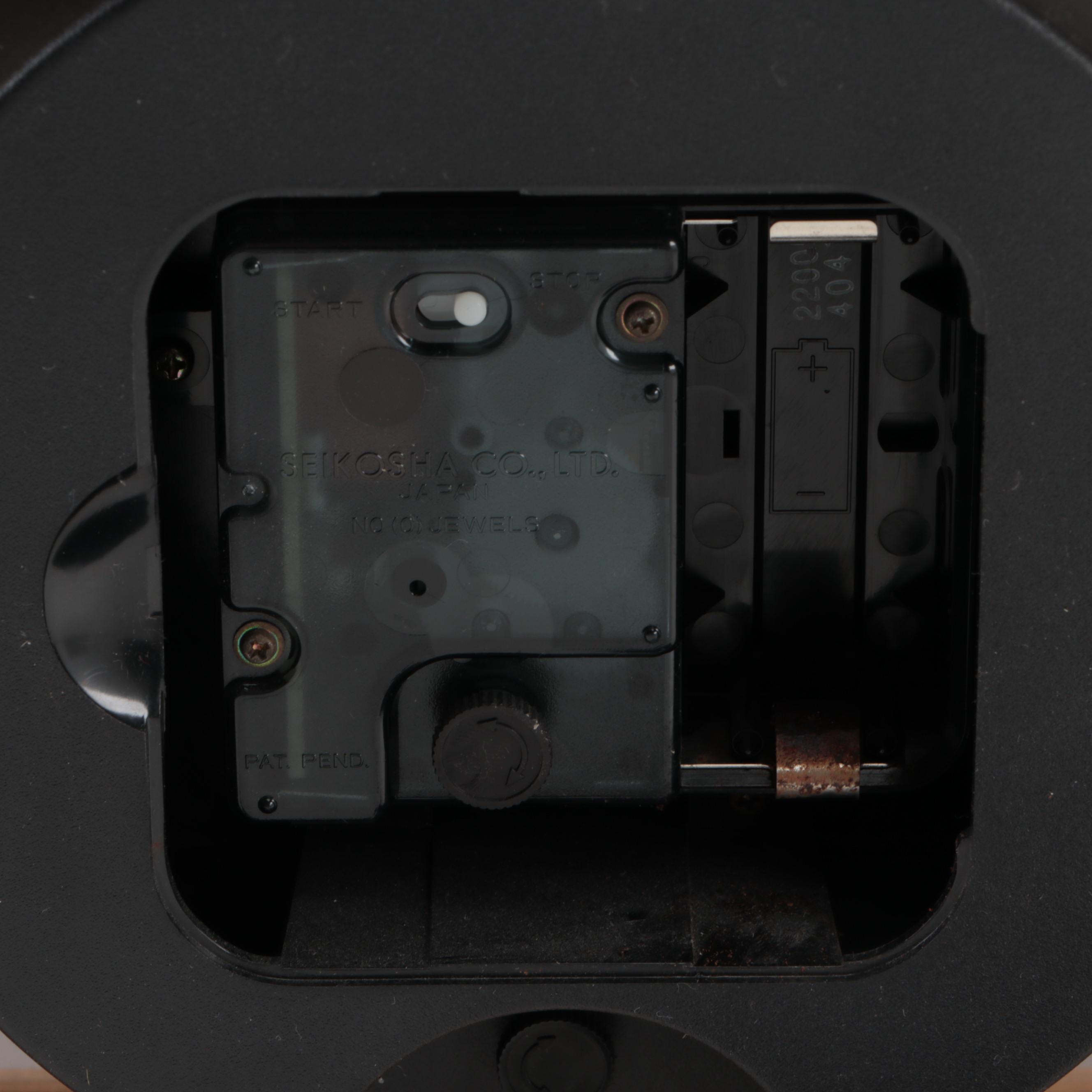 Seiko Brass and Glass World Time Desk Clock