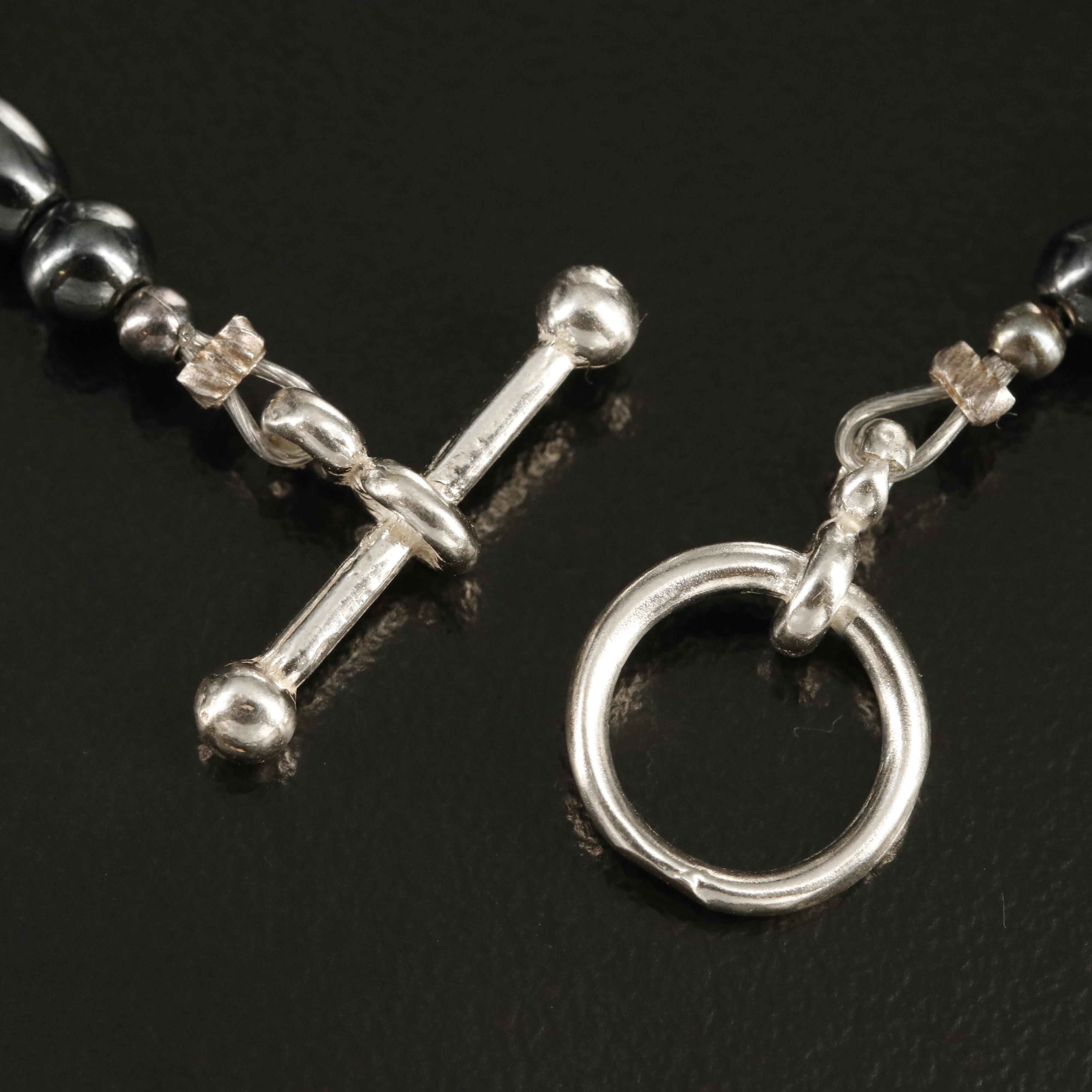 Sterling Jasper, Unakite and Rose Quartz Necklace