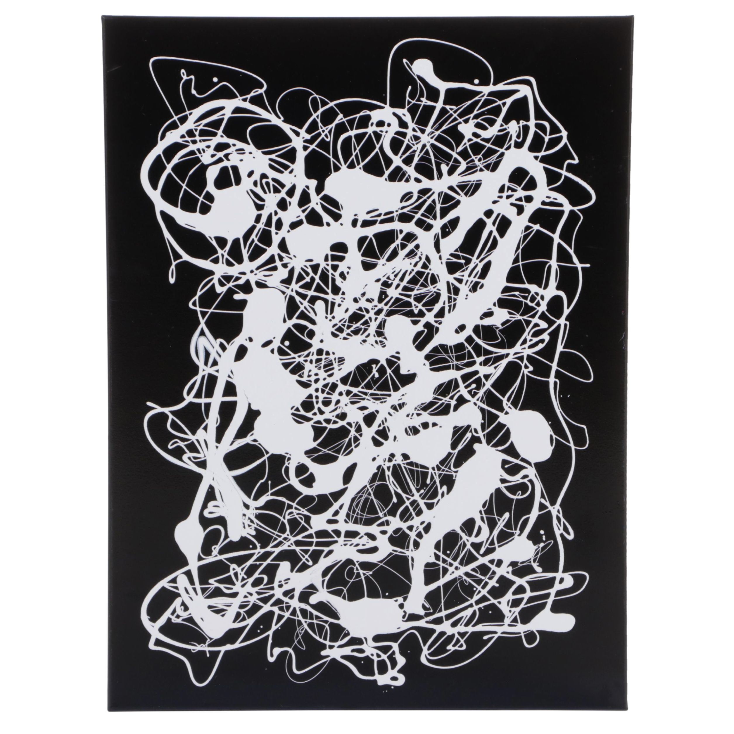 Jason Michael Durham Abstract Mixed Media Painting "Trapped in Time," 2023