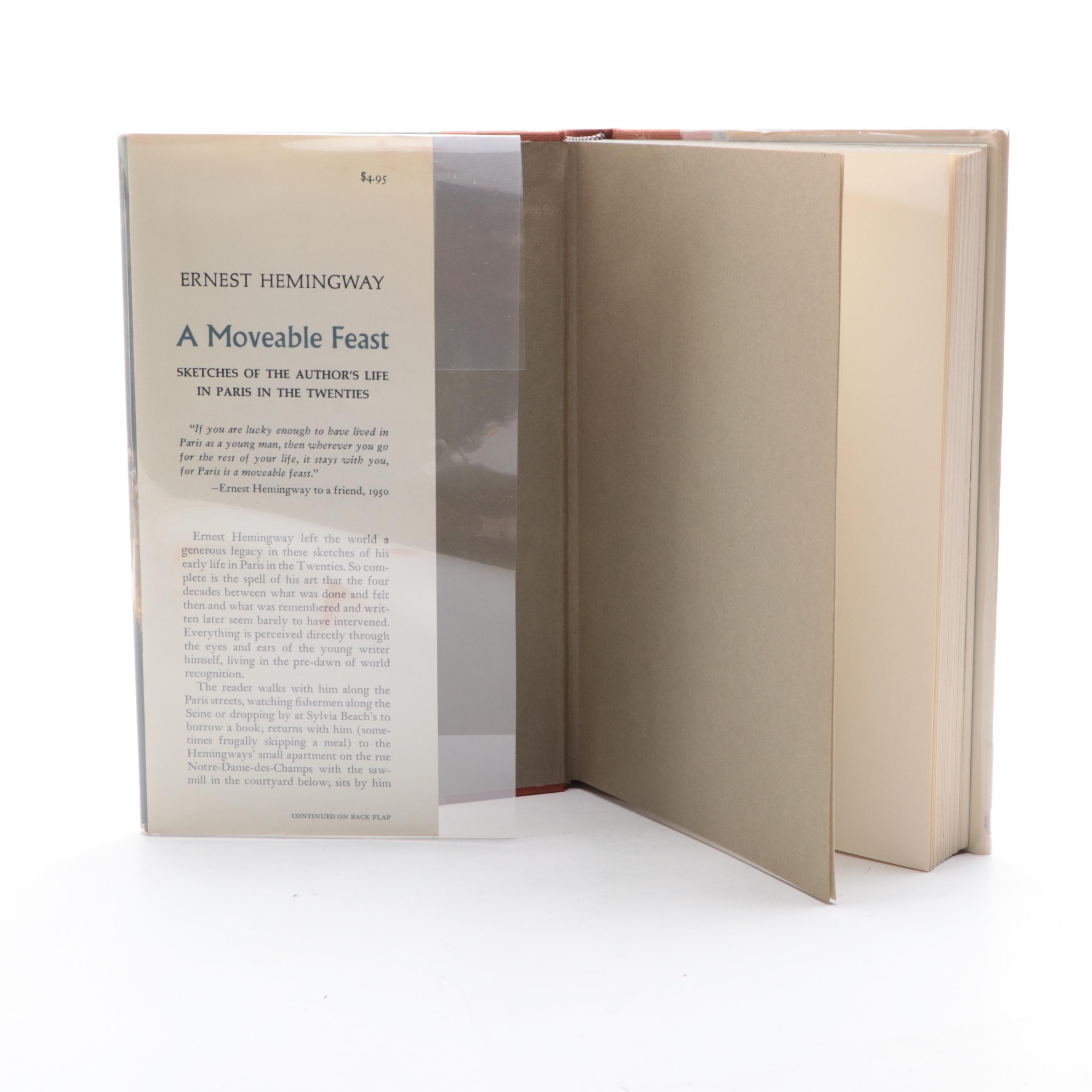 First Edition "A Moveable Feast" by Ernest Hemingway, 1964