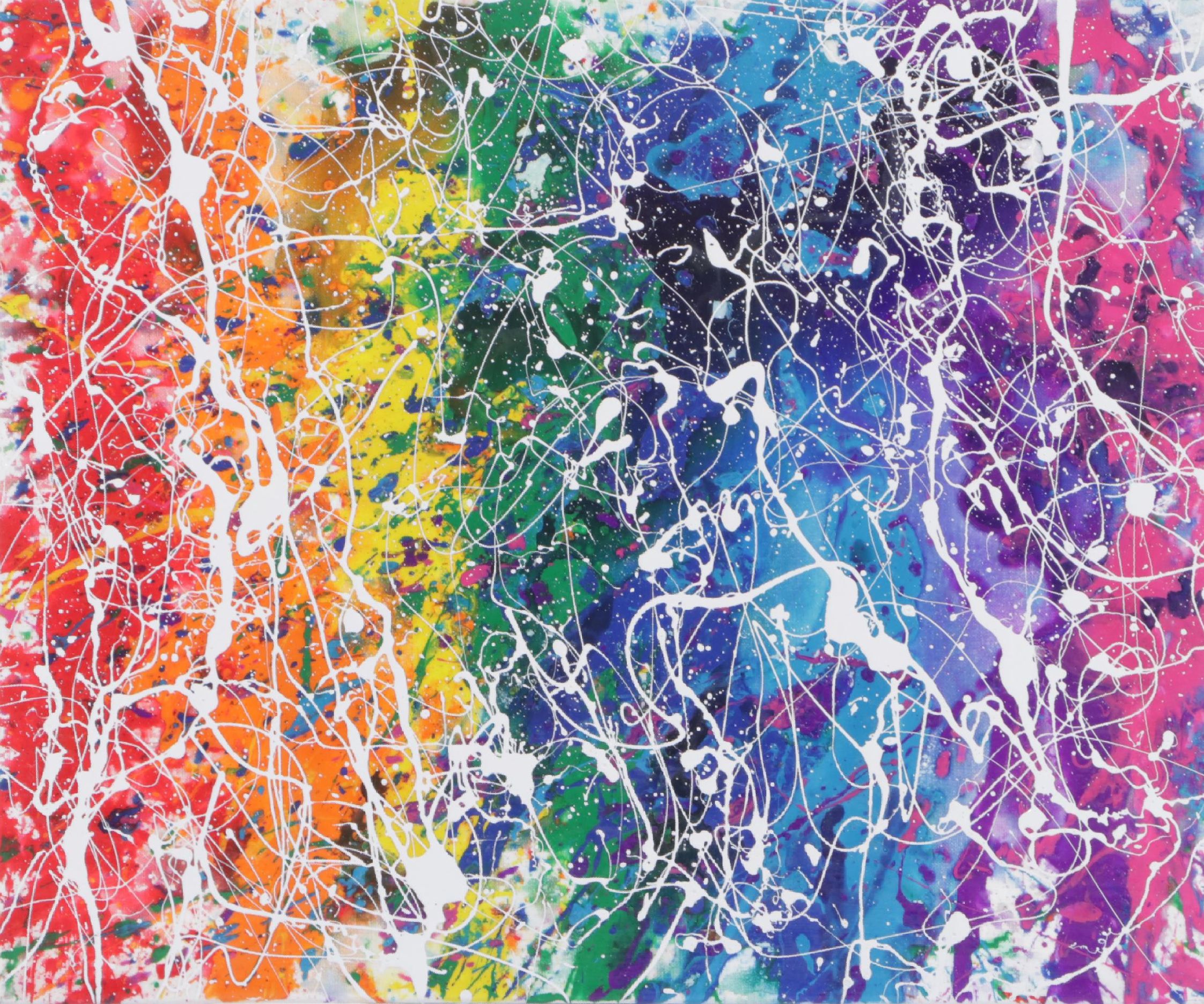 Jason Michael Durham Abstract Mixed Media Painting "Rise Above," 2023