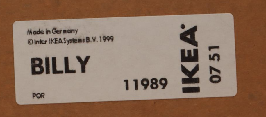 IKEA "Billy" Beech-Veneered and Glass Door Bookcase