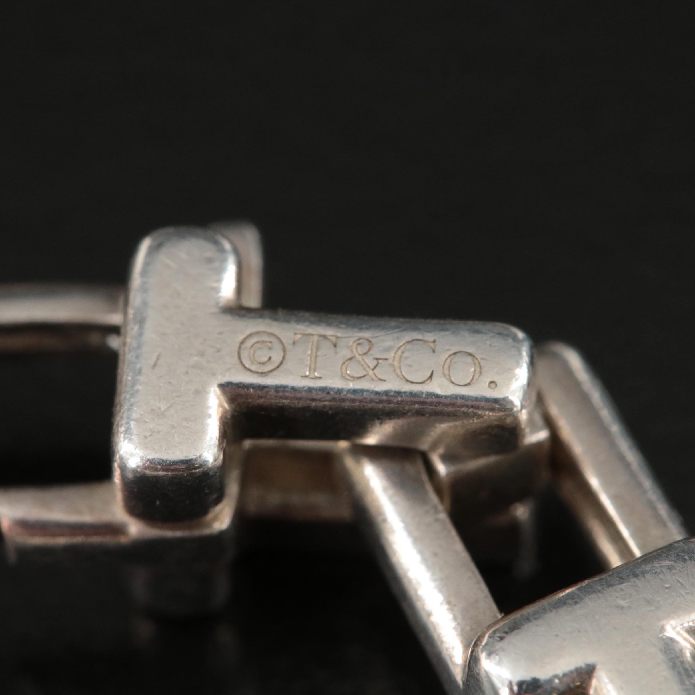 Tiffany & Co. Sterling T - Chain Bracelet