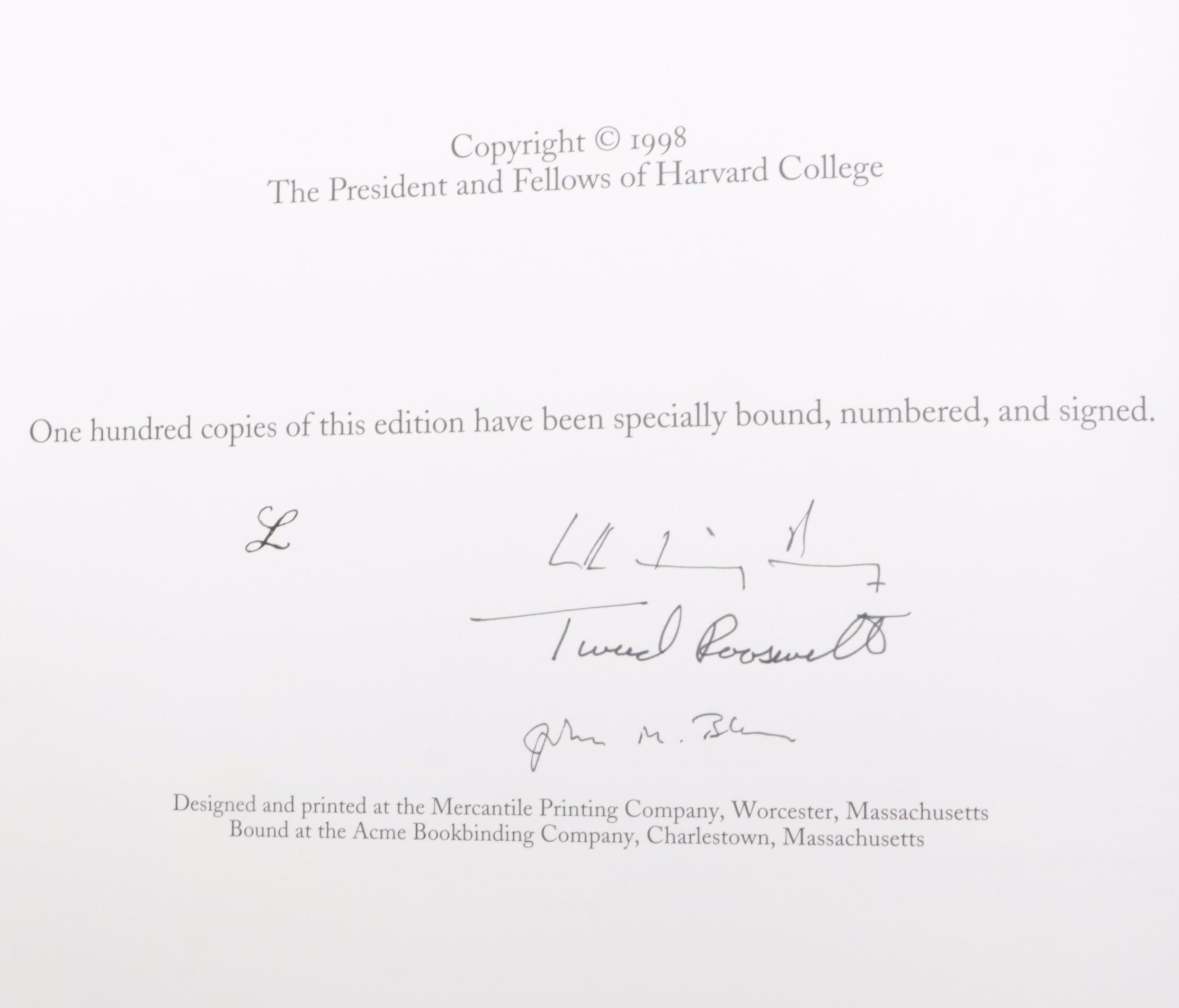 Multi-Signed Limited Edition "Theodore Roosevelt's Pocket Diary, 1898"