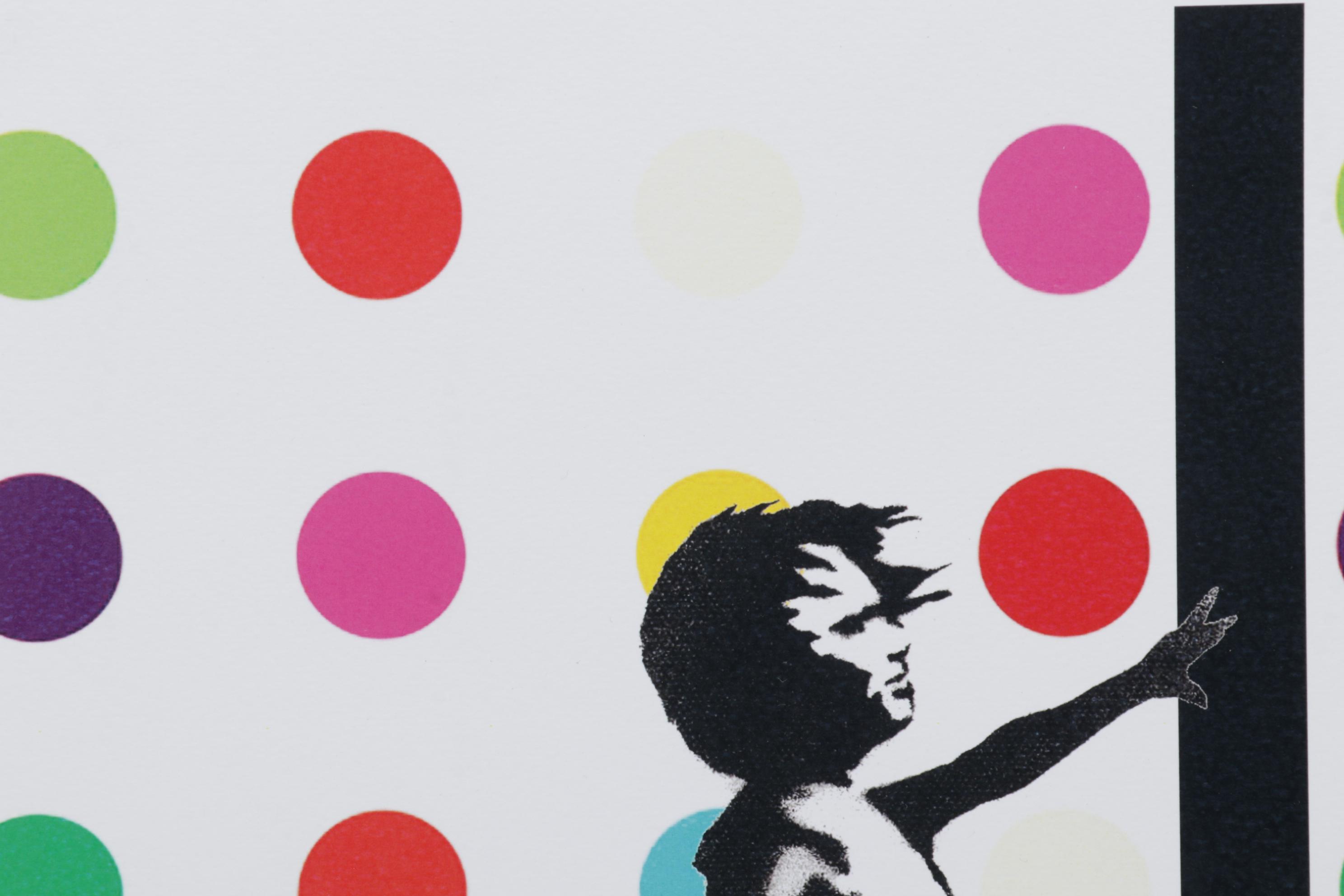 Death NYC Pop Art Graphic Print of Polka Dot Banksy, 2022