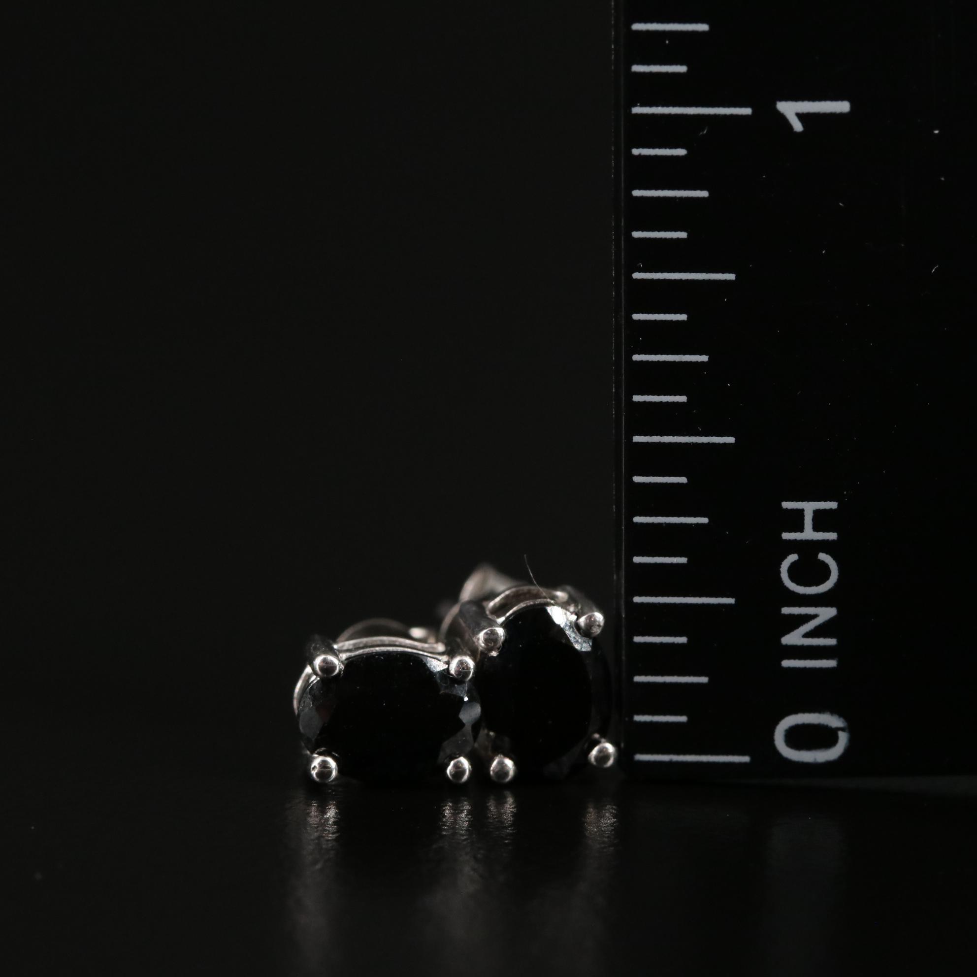 Sterling Cubic Zirconia Stud Earrings