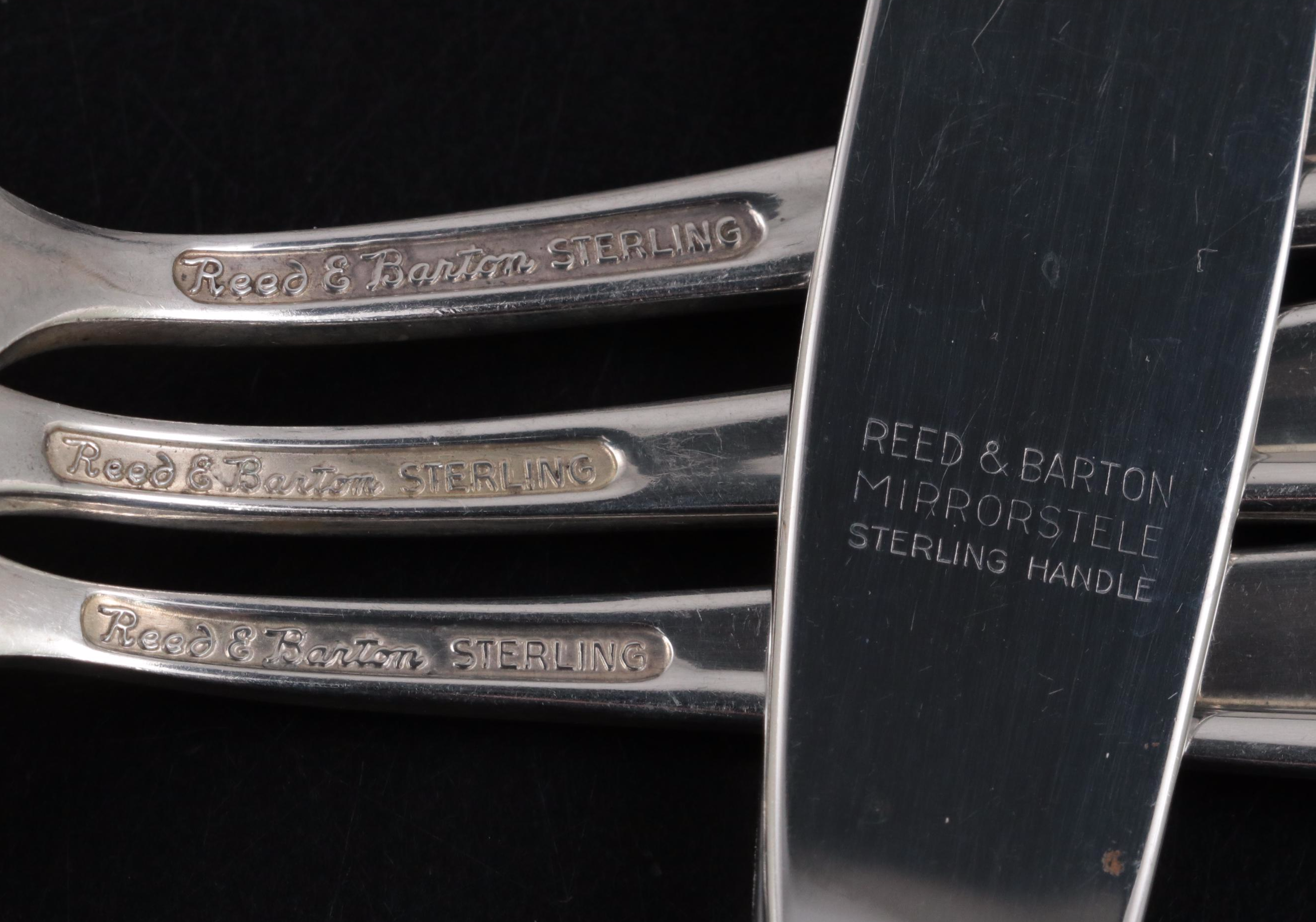 Reed & Barton "Silver Sculpture" Sterling Silver Flatware