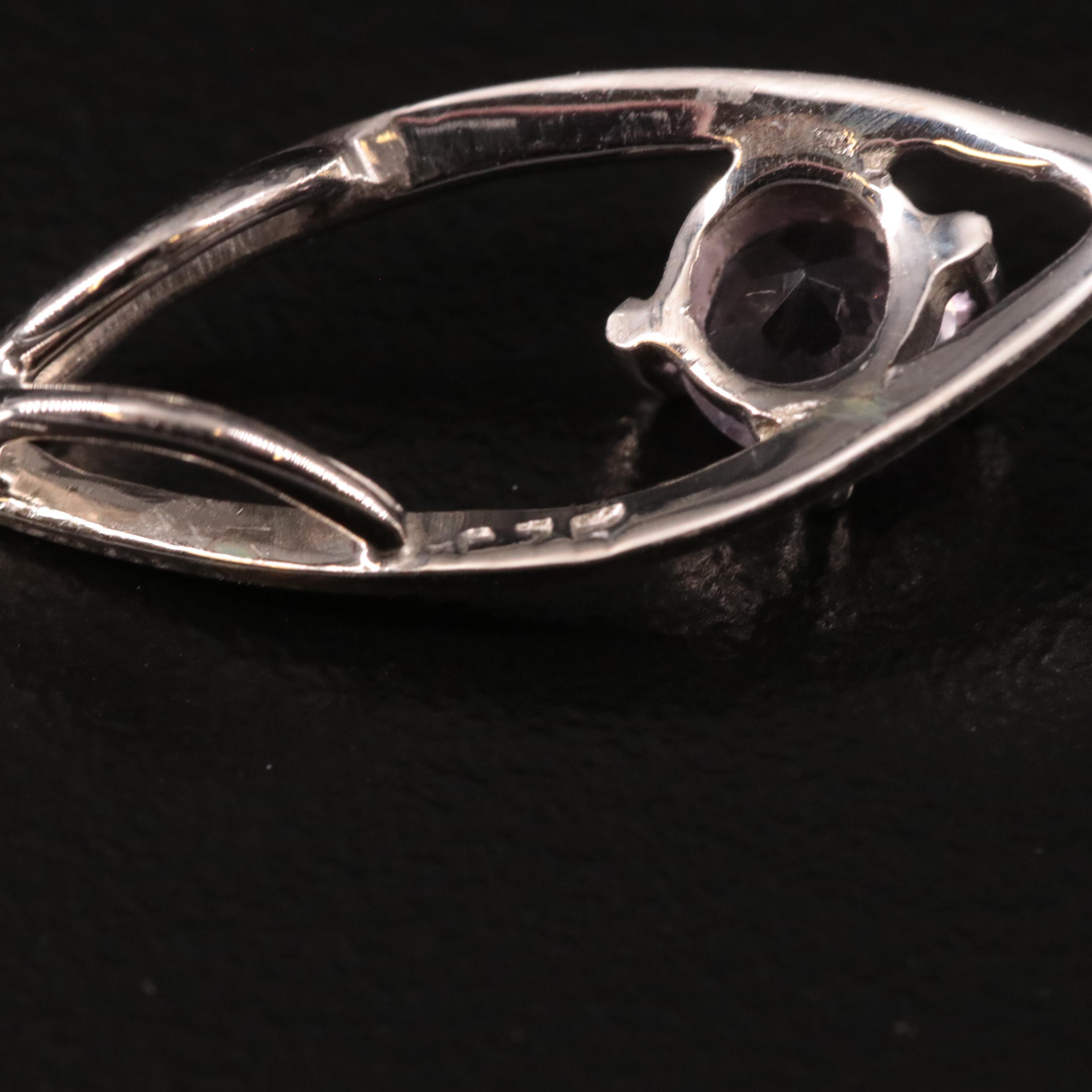 Sterling Amethyst Pendant