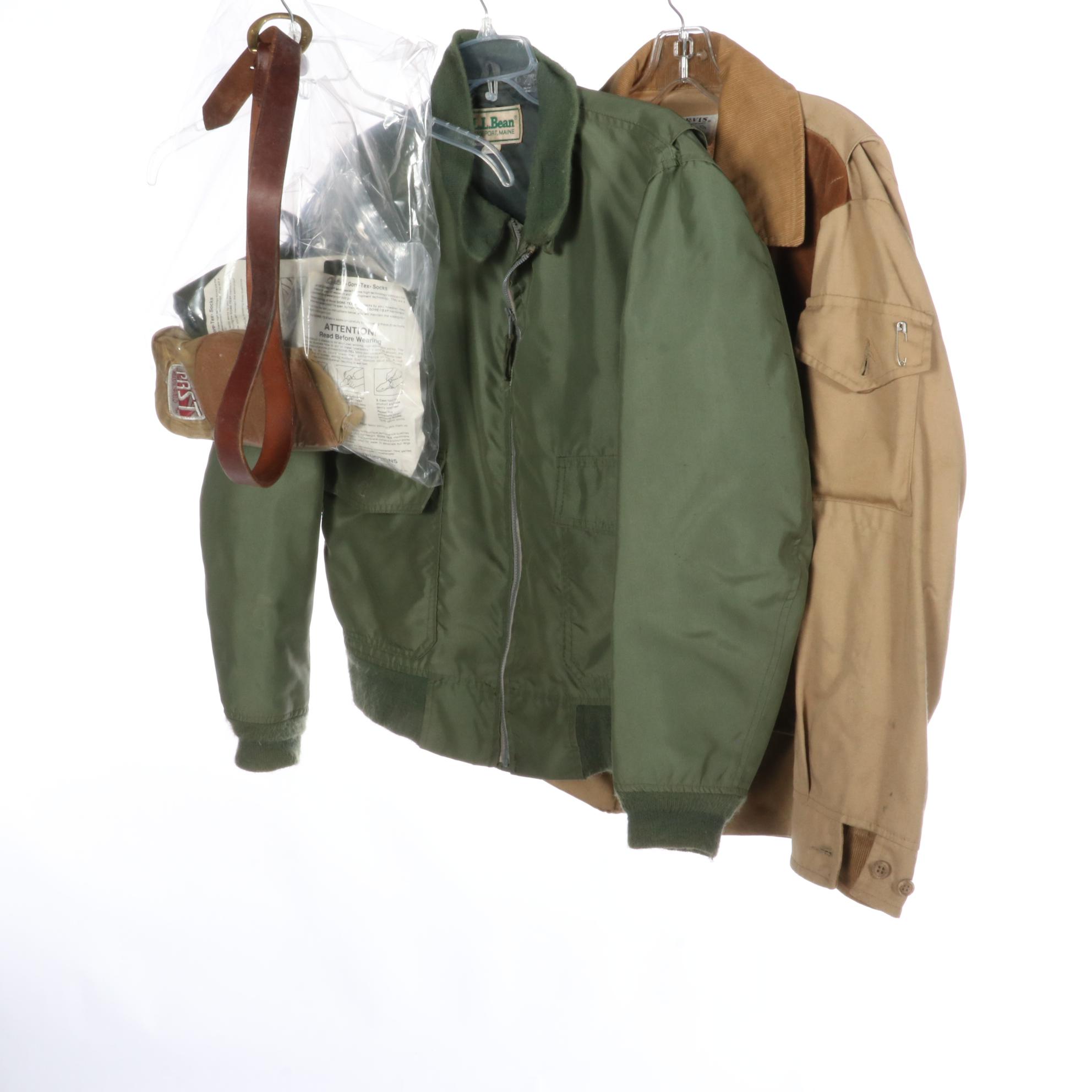 Men's U.S. Army M-65 Field Jacket with LL Bean and Orvis Outerwear, and More