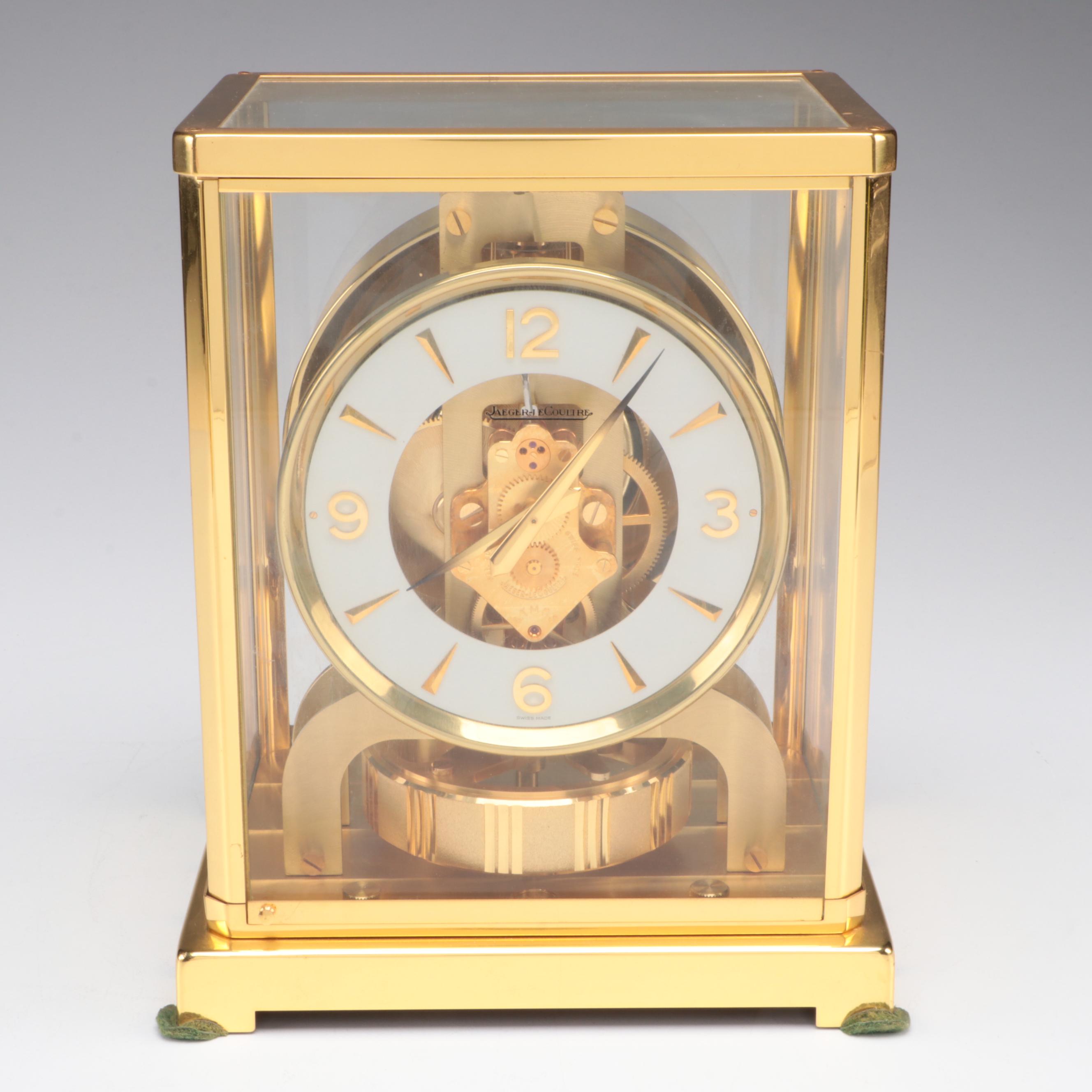 Jaeger-LeCoultre "Atmos" Perpetual Motion Brass Mantel Clock