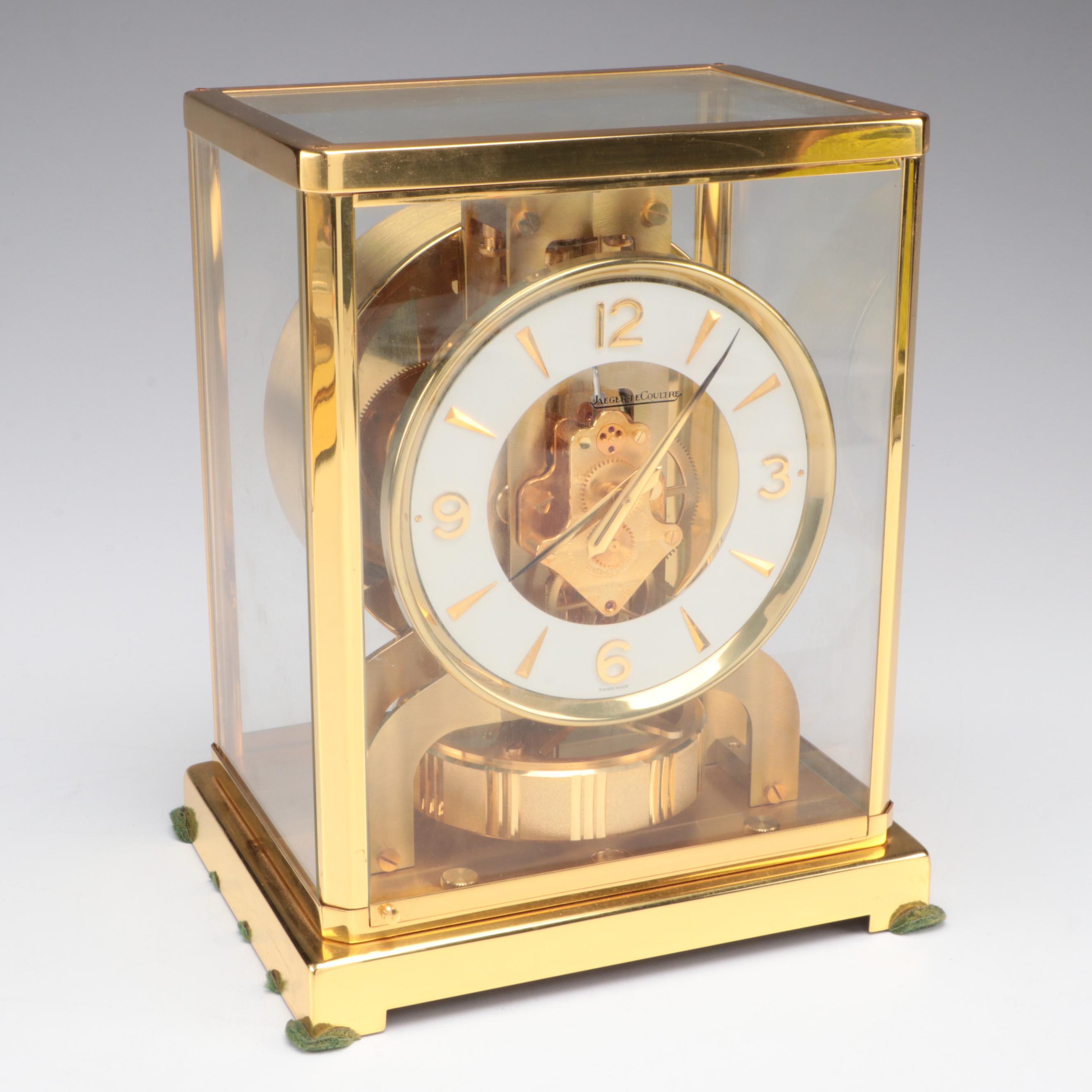 Jaeger-LeCoultre "Atmos" Perpetual Motion Brass Mantel Clock