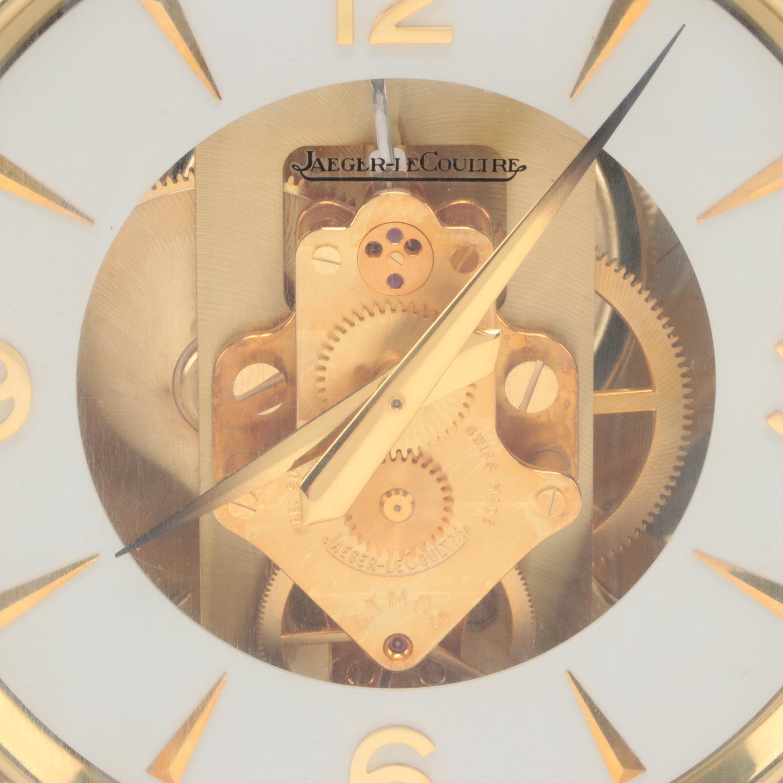 Jaeger-LeCoultre "Atmos" Perpetual Motion Brass Mantel Clock