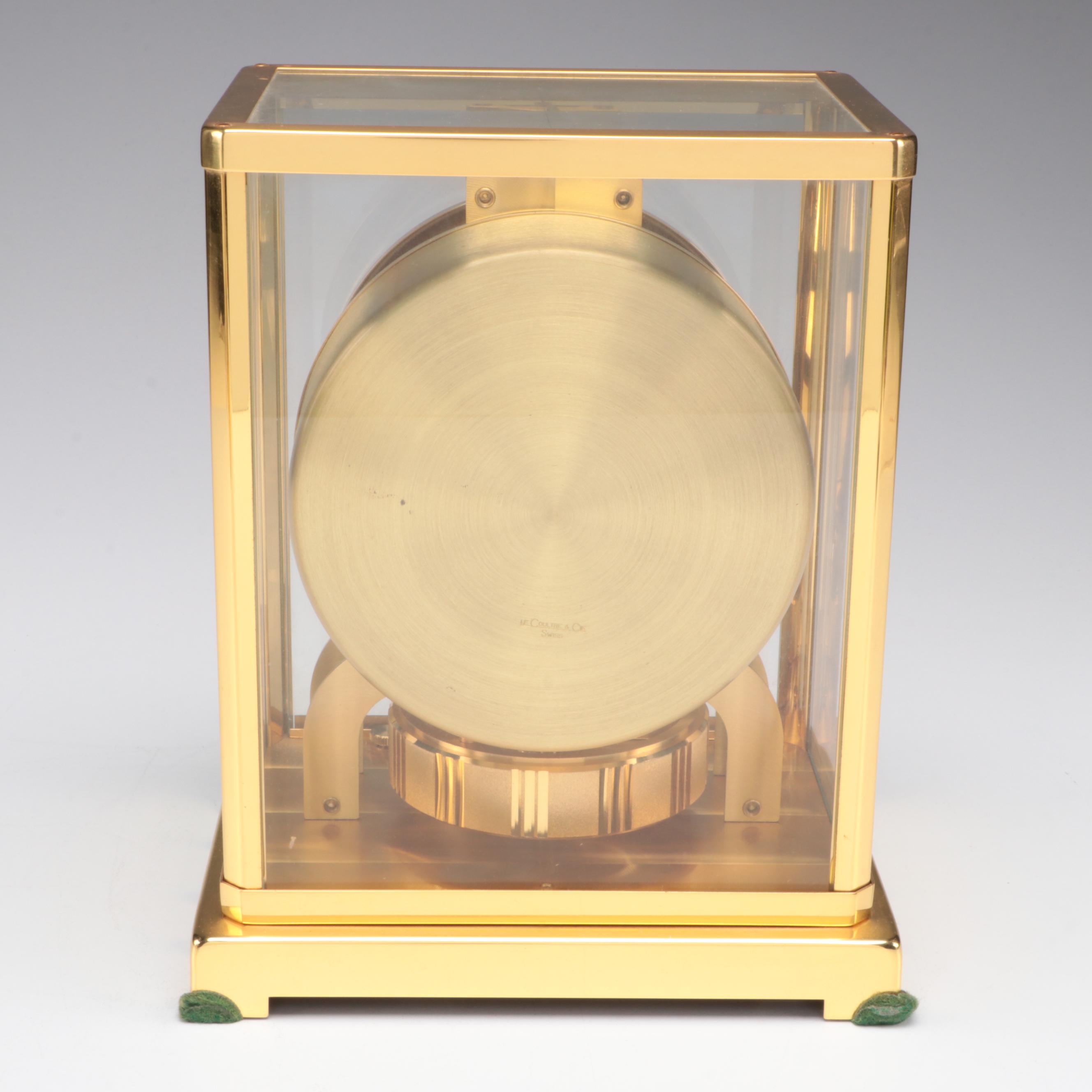 Jaeger-LeCoultre "Atmos" Perpetual Motion Brass Mantel Clock