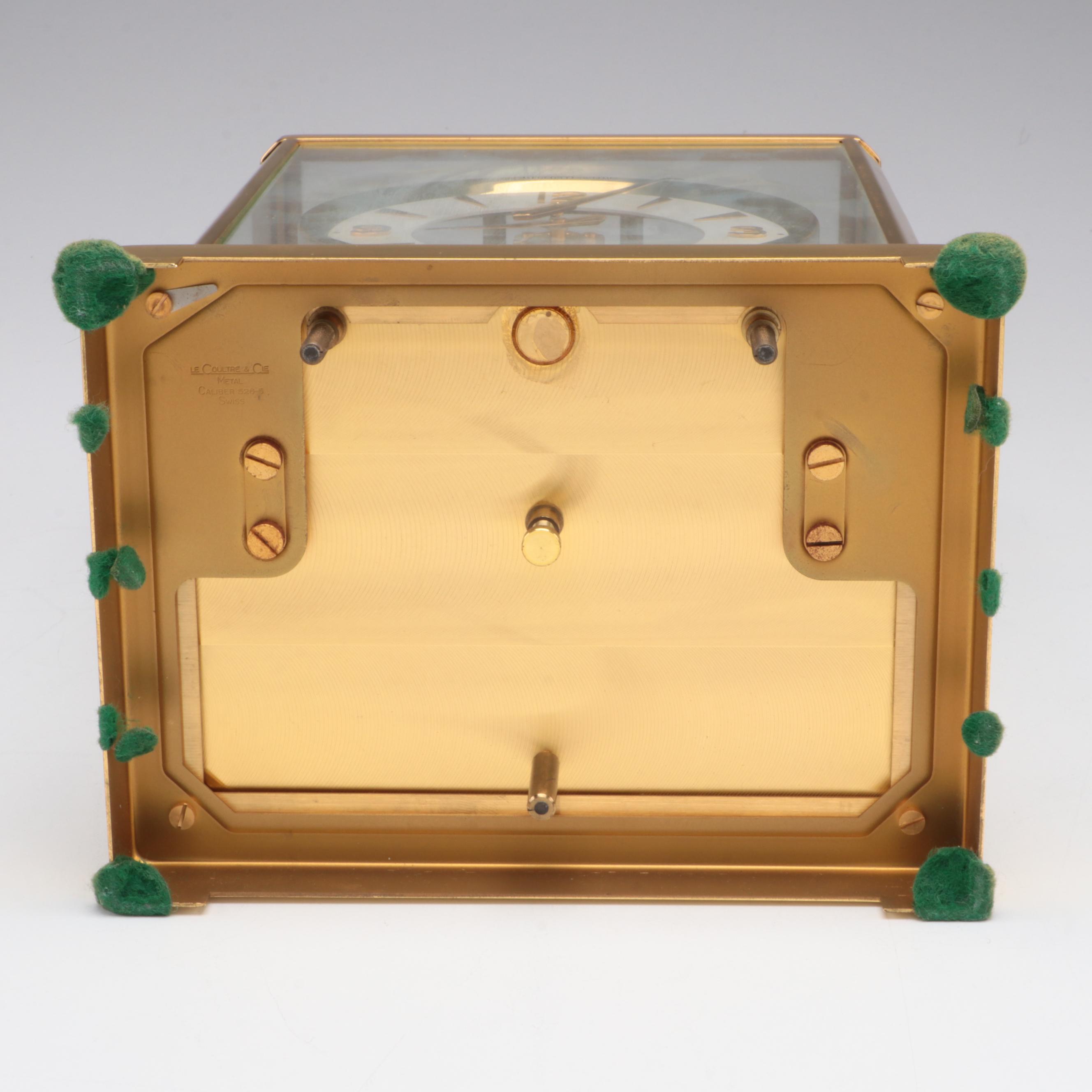 Jaeger-LeCoultre "Atmos" Perpetual Motion Brass Mantel Clock
