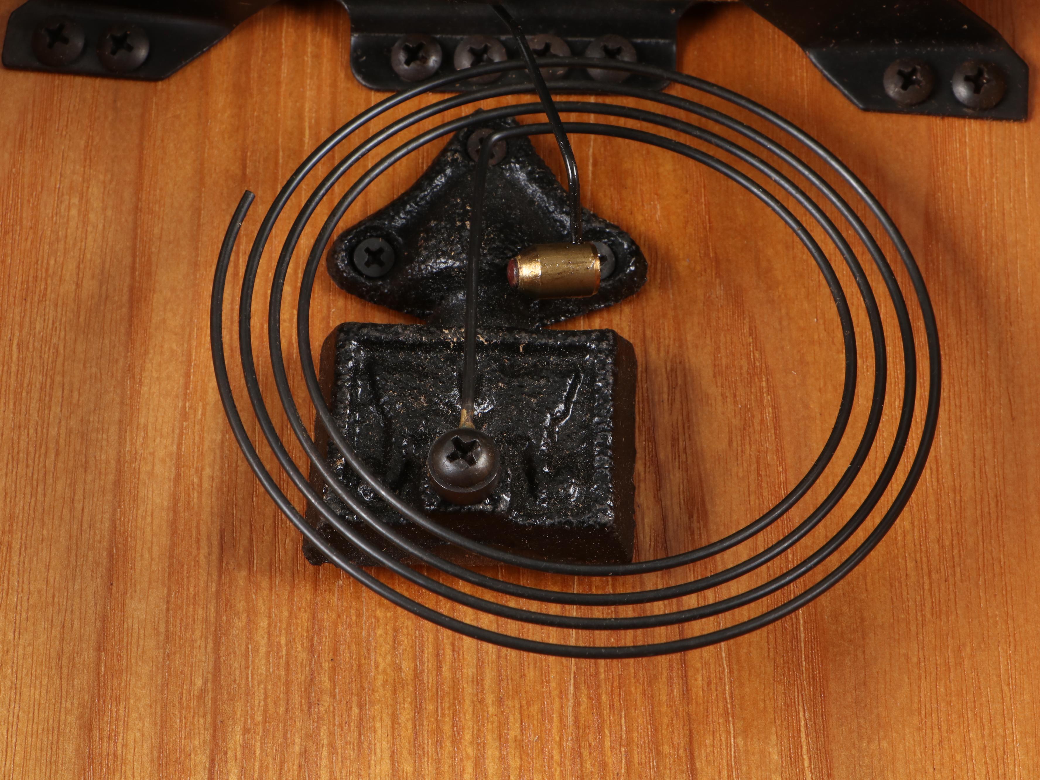 Oak Wood Wall Pendulum Clock, 21st Century