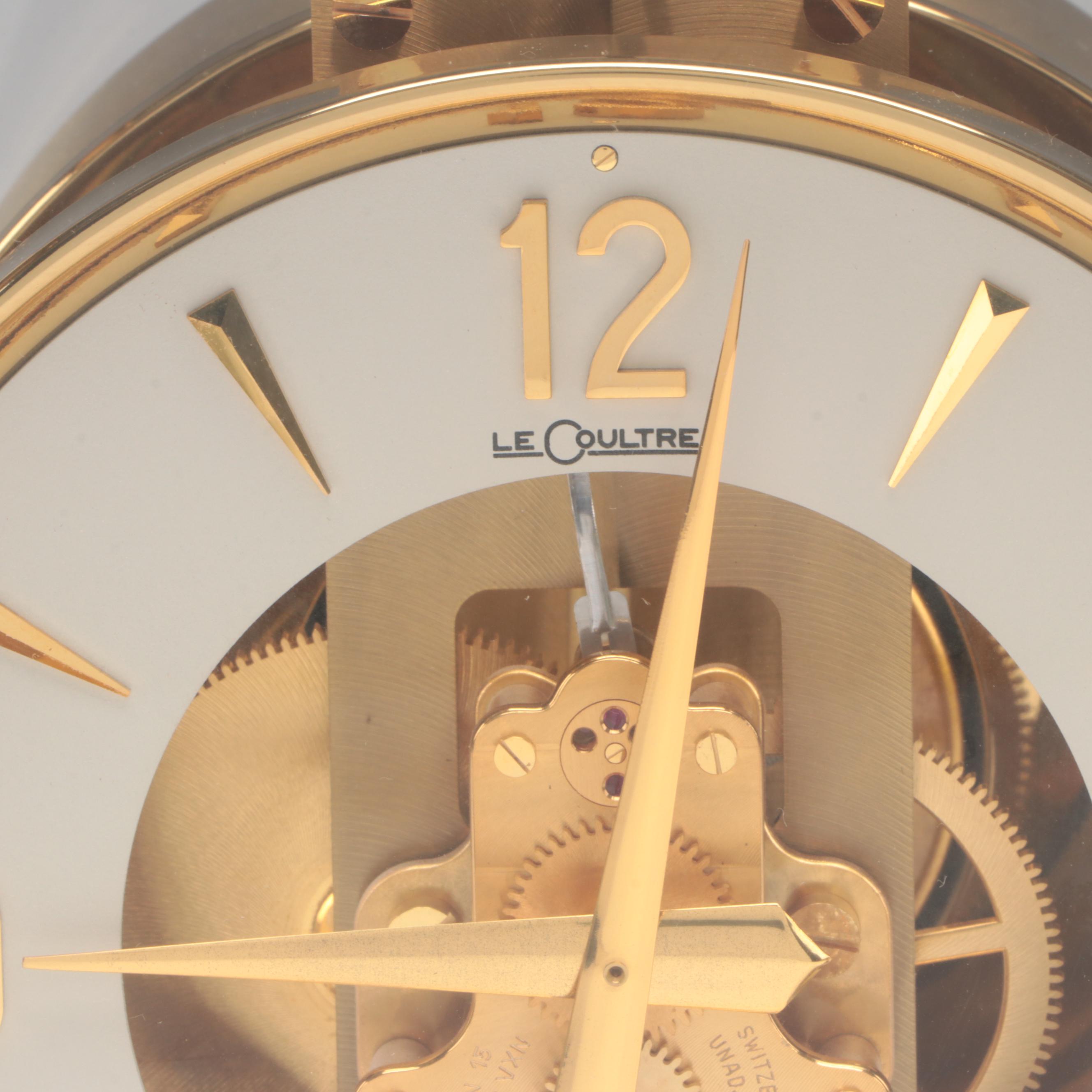 Jaeger-LeCoultre "Atmos" Perpetual Motion Brass Mantel Clock