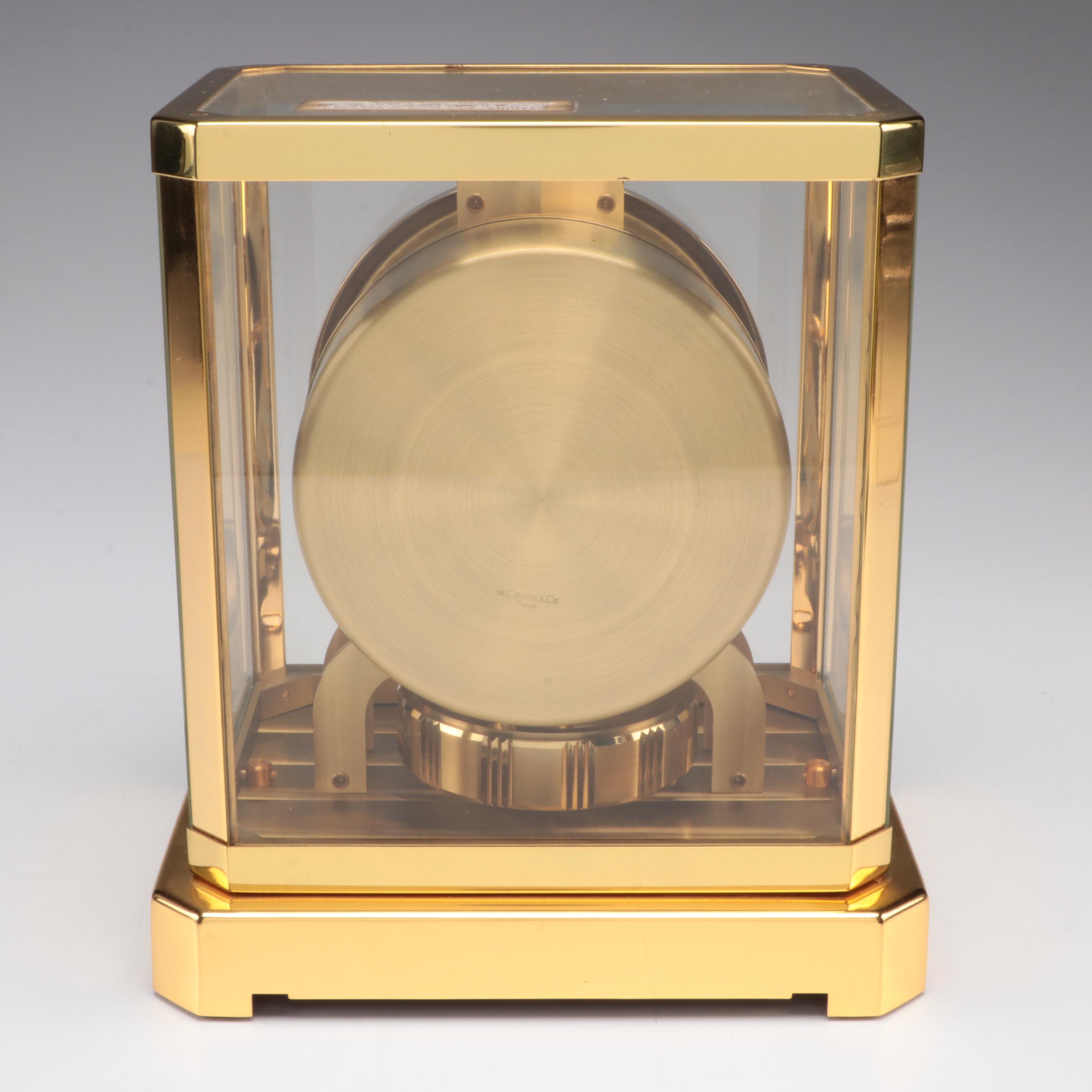 Jaeger-LeCoultre "Atmos" Perpetual Motion Brass Mantel Clock
