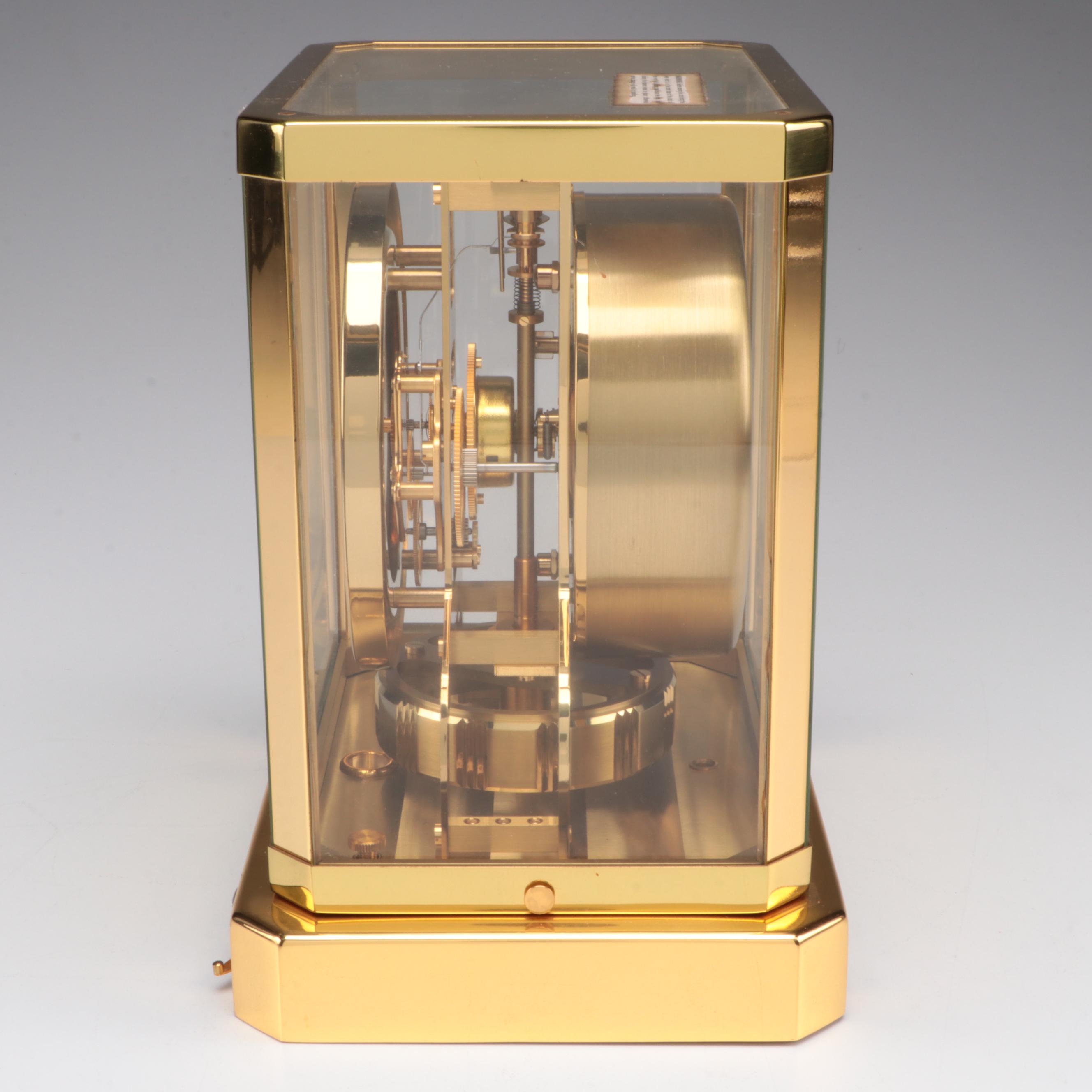 Jaeger-LeCoultre "Atmos" Perpetual Motion Brass Mantel Clock