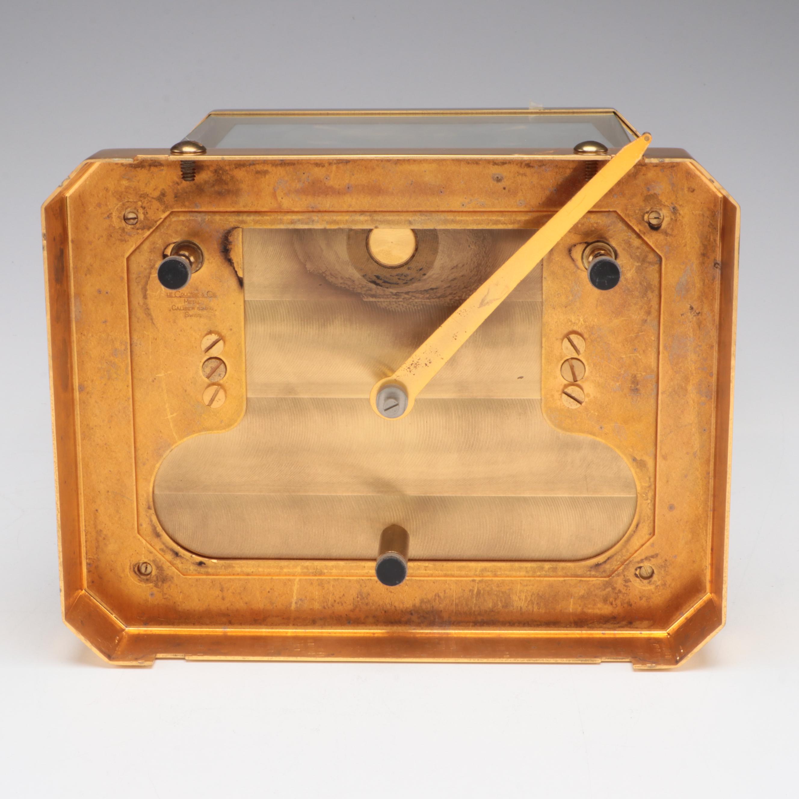 Jaeger-LeCoultre "Atmos" Perpetual Motion Brass Mantel Clock