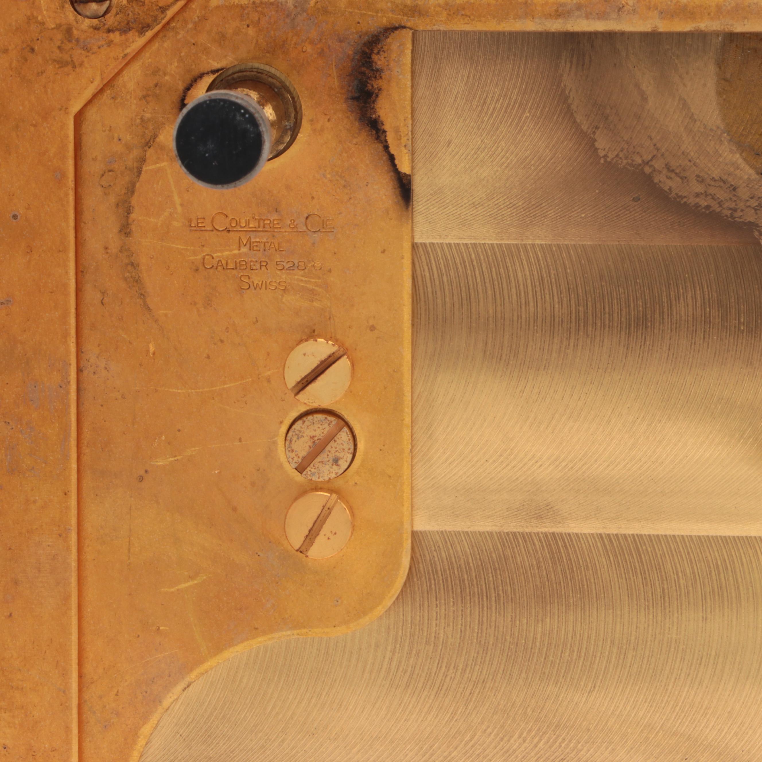 Jaeger-LeCoultre "Atmos" Perpetual Motion Brass Mantel Clock