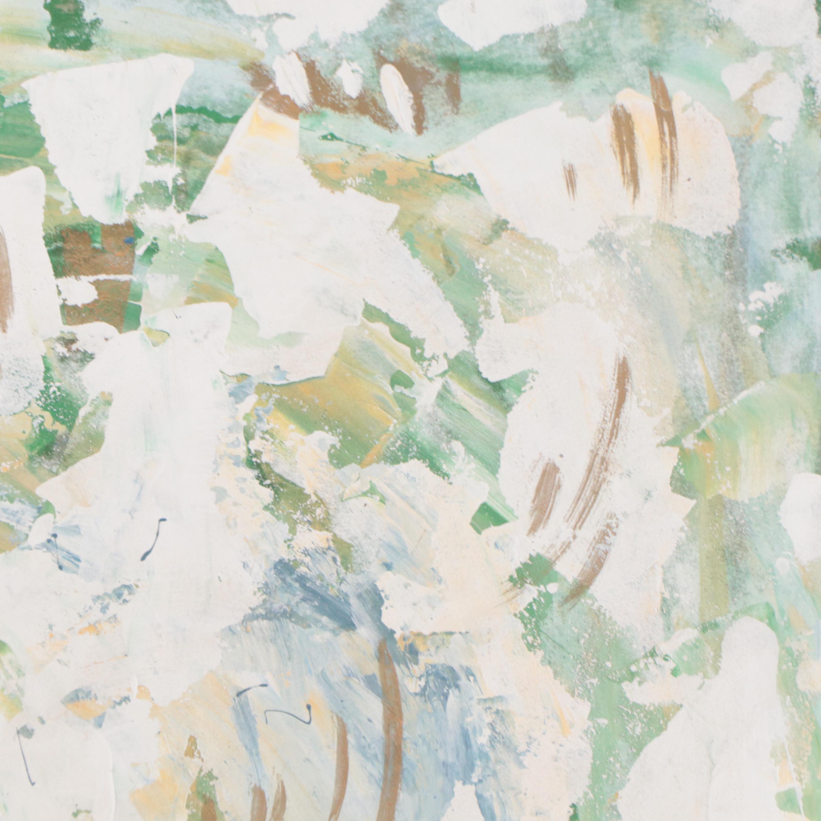 Vint Blackburn Acrylic Painting "Spring of Falling Water #2," Circa 2000