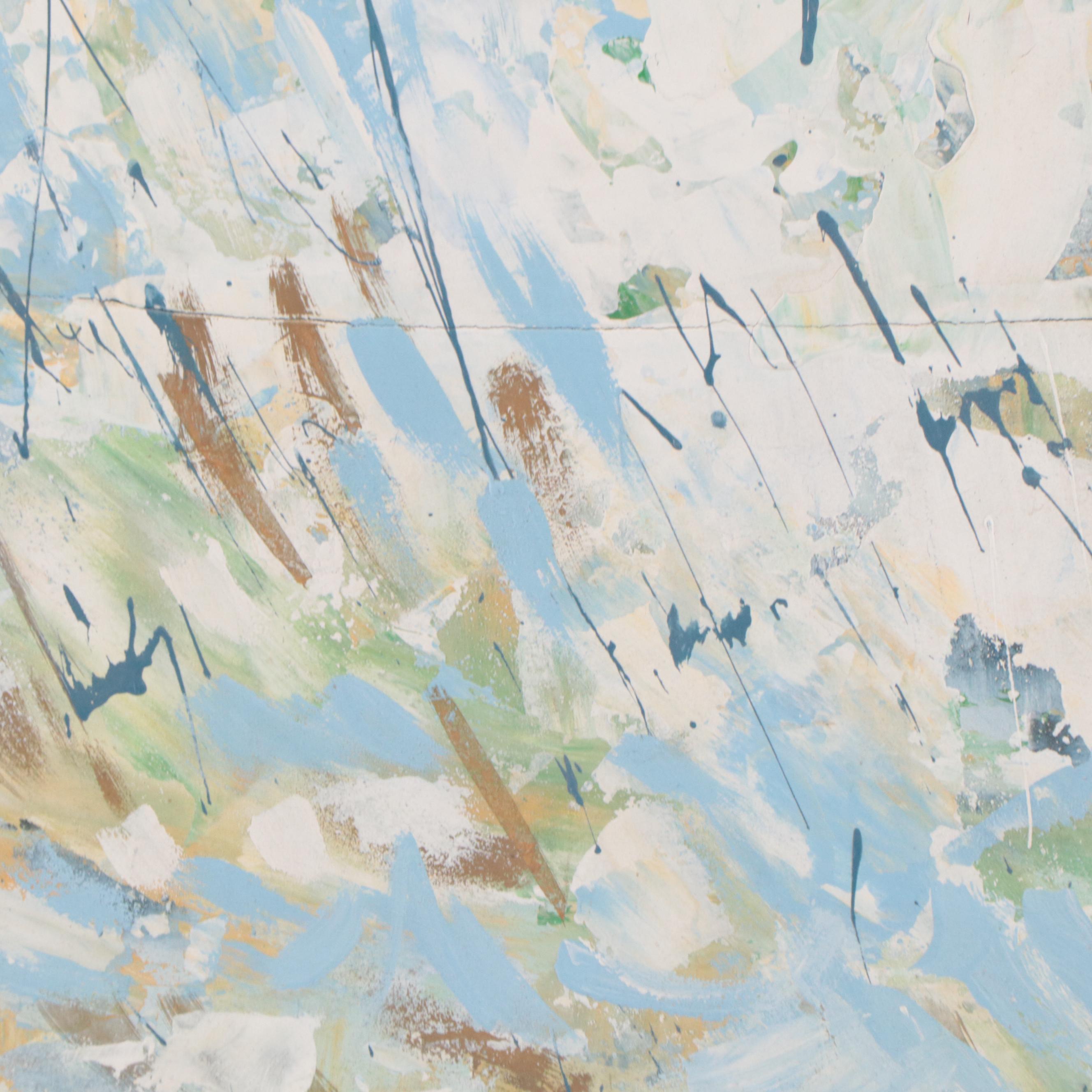 Vint Blackburn Acrylic Painting "Spring of Falling Water #2," Circa 2000