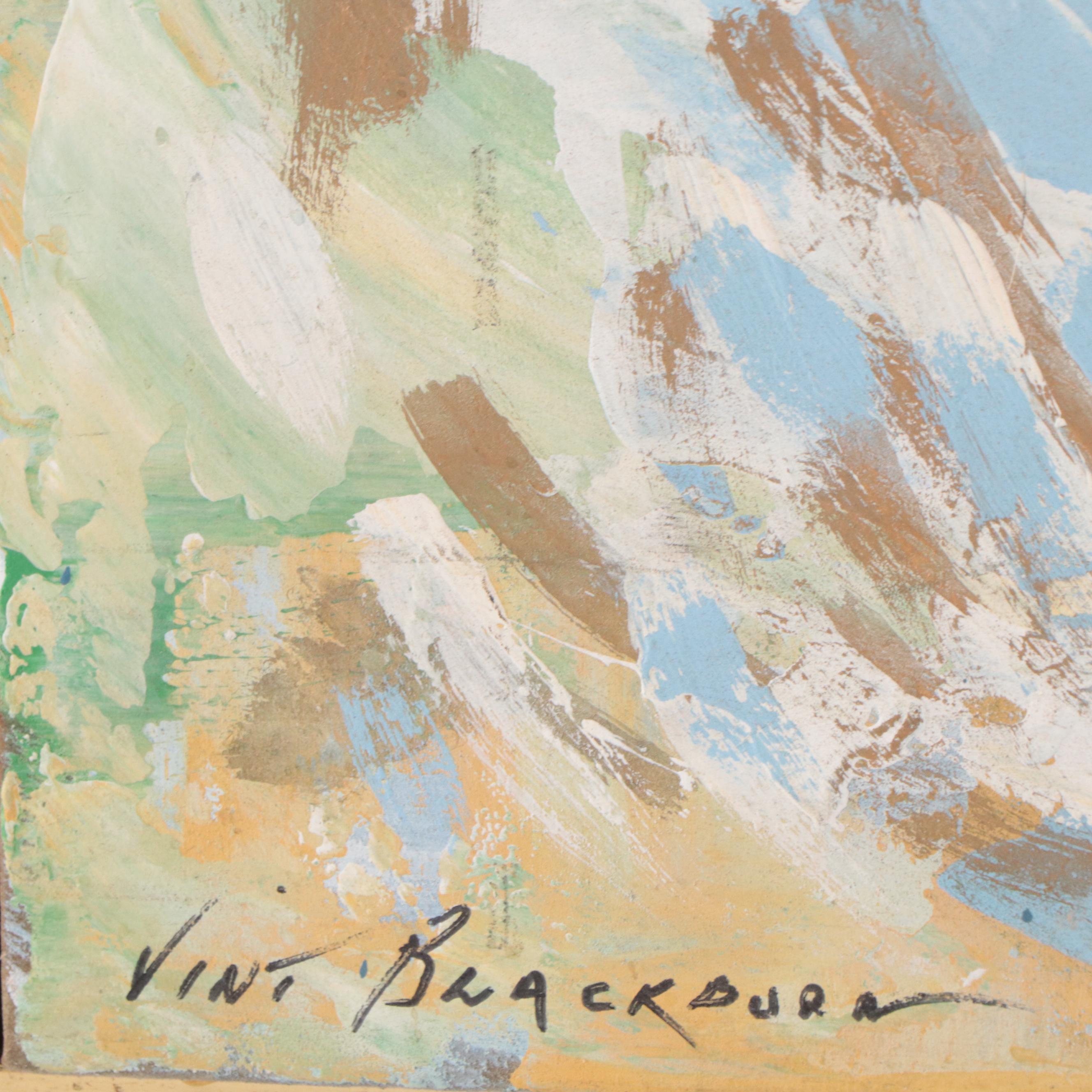 Vint Blackburn Acrylic Painting "Spring of Falling Water #2," Circa 2000