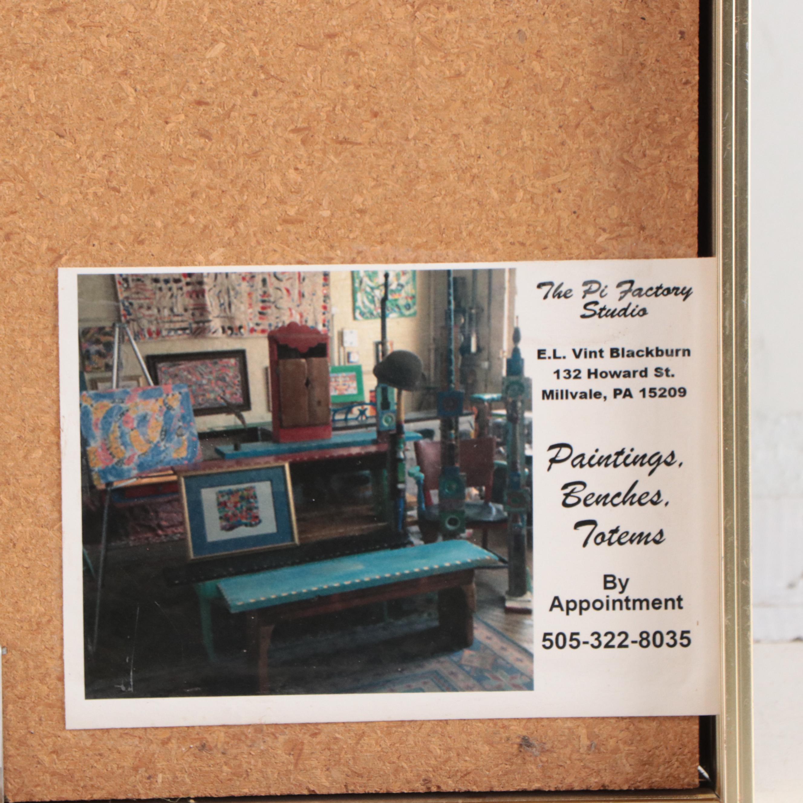 Vint Blackburn Acrylic Painting "Spring of Falling Water #2," Circa 2000