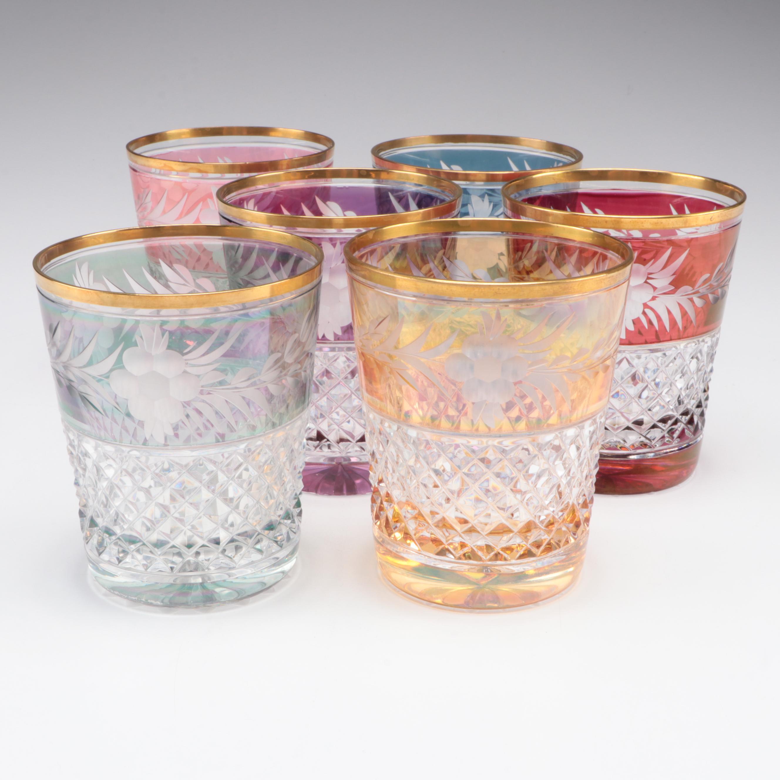 Ebeling & Reuss "Marchioness" Cut to Clear Double Old Fashioned Glasses