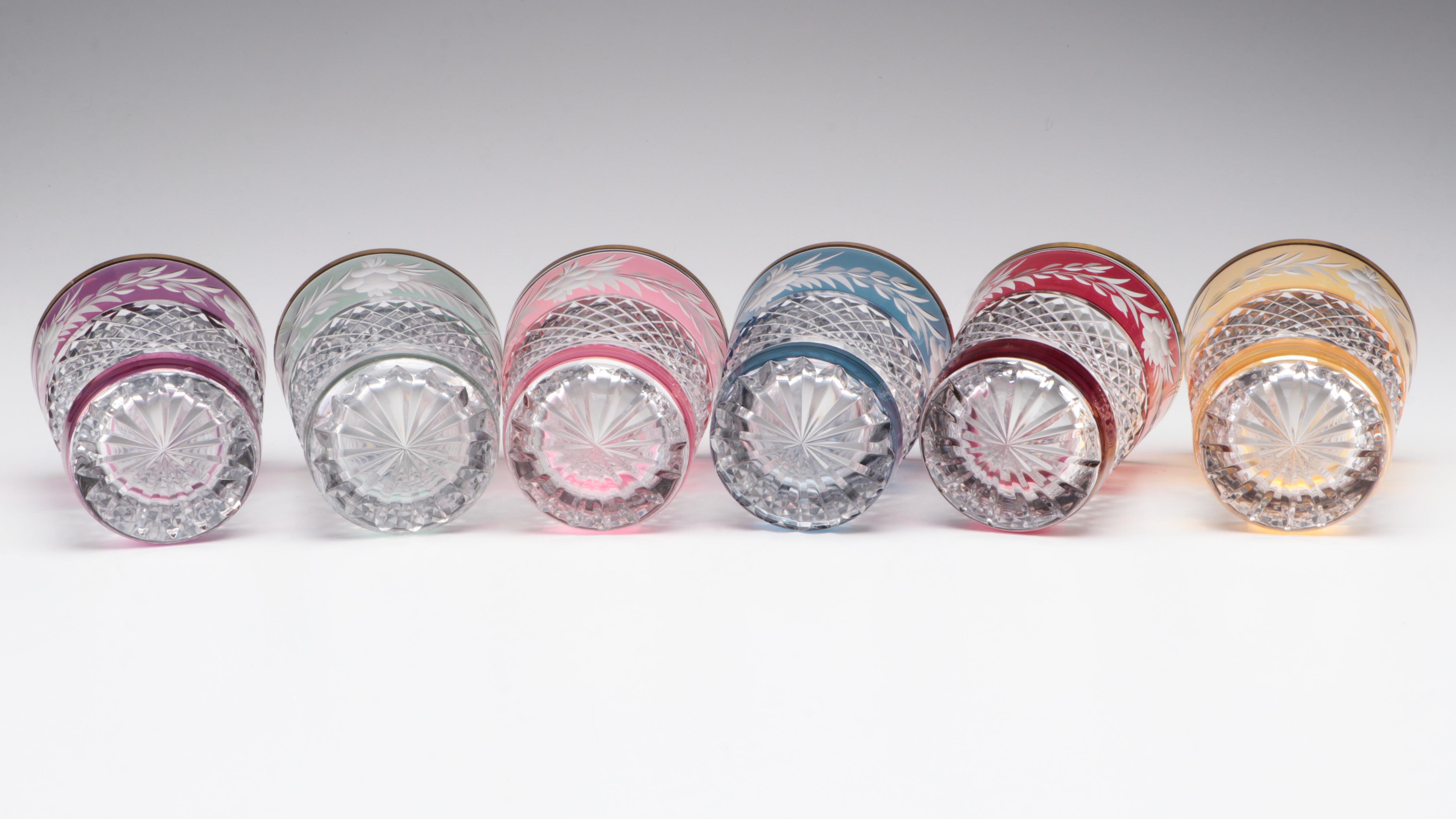 Ebeling & Reuss "Marchioness" Cut to Clear Double Old Fashioned Glasses