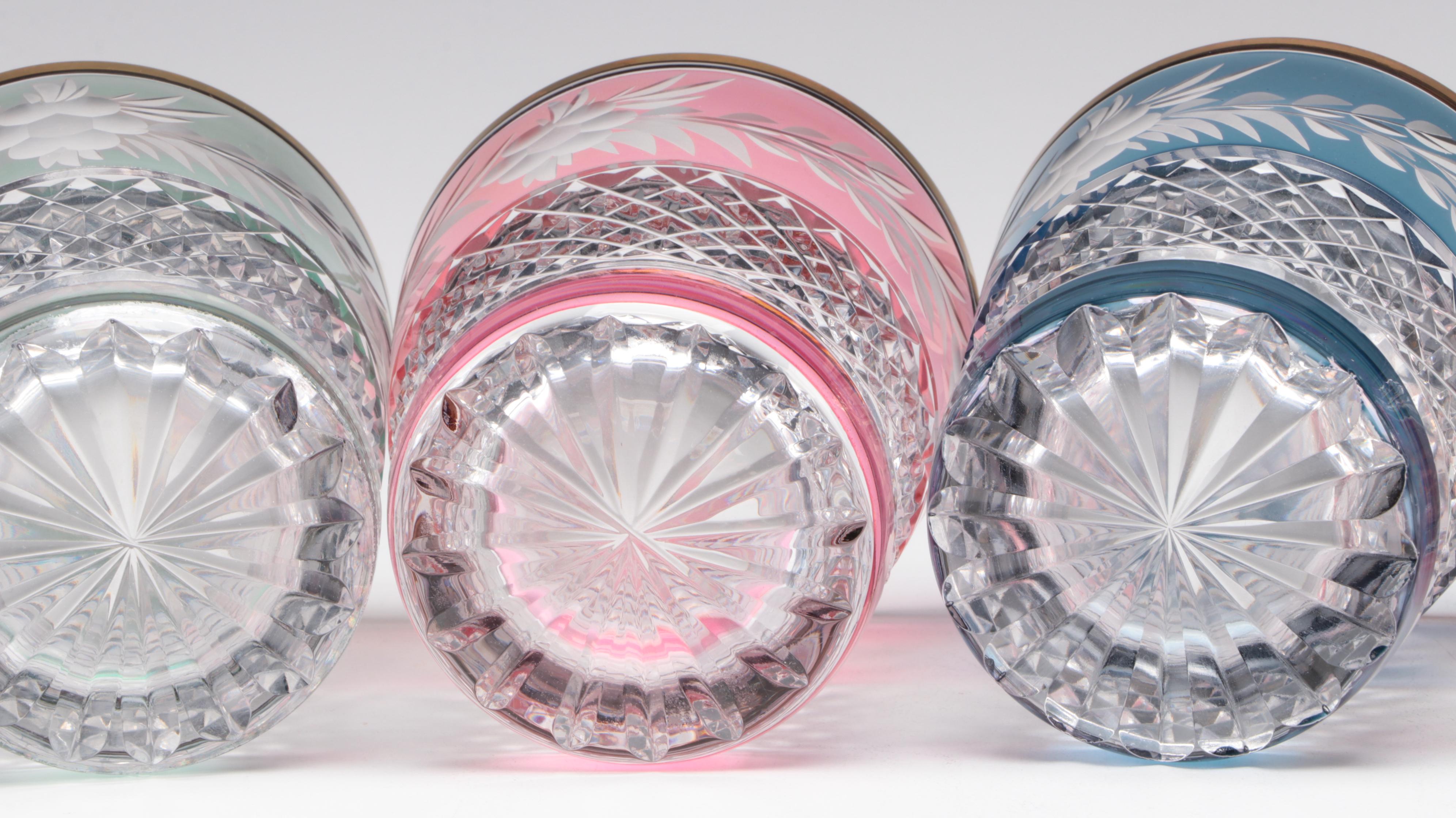 Ebeling & Reuss "Marchioness" Cut to Clear Double Old Fashioned Glasses