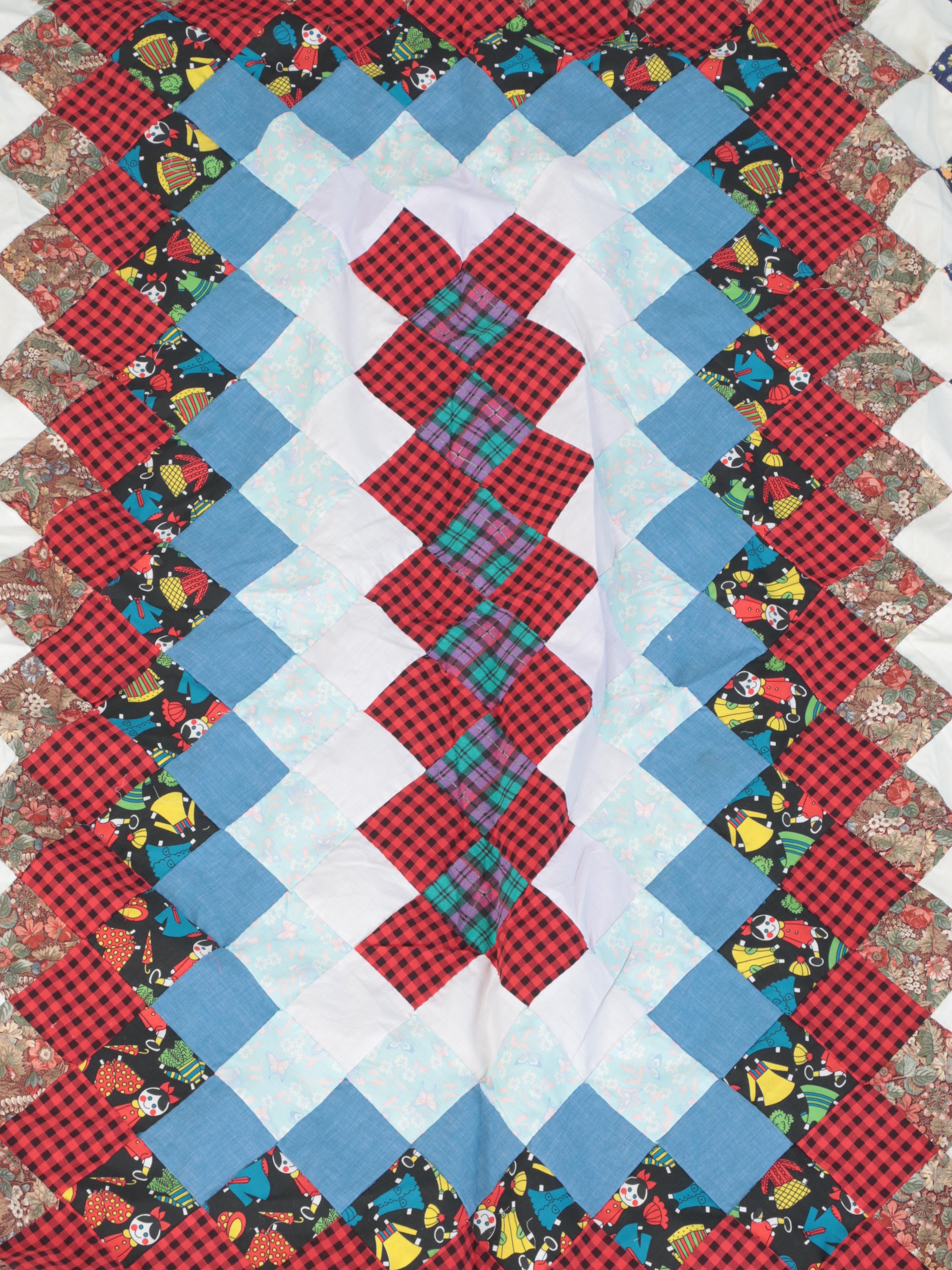 Handmade "Dresden Plate", "9-Patch" and More Quilt Toppers