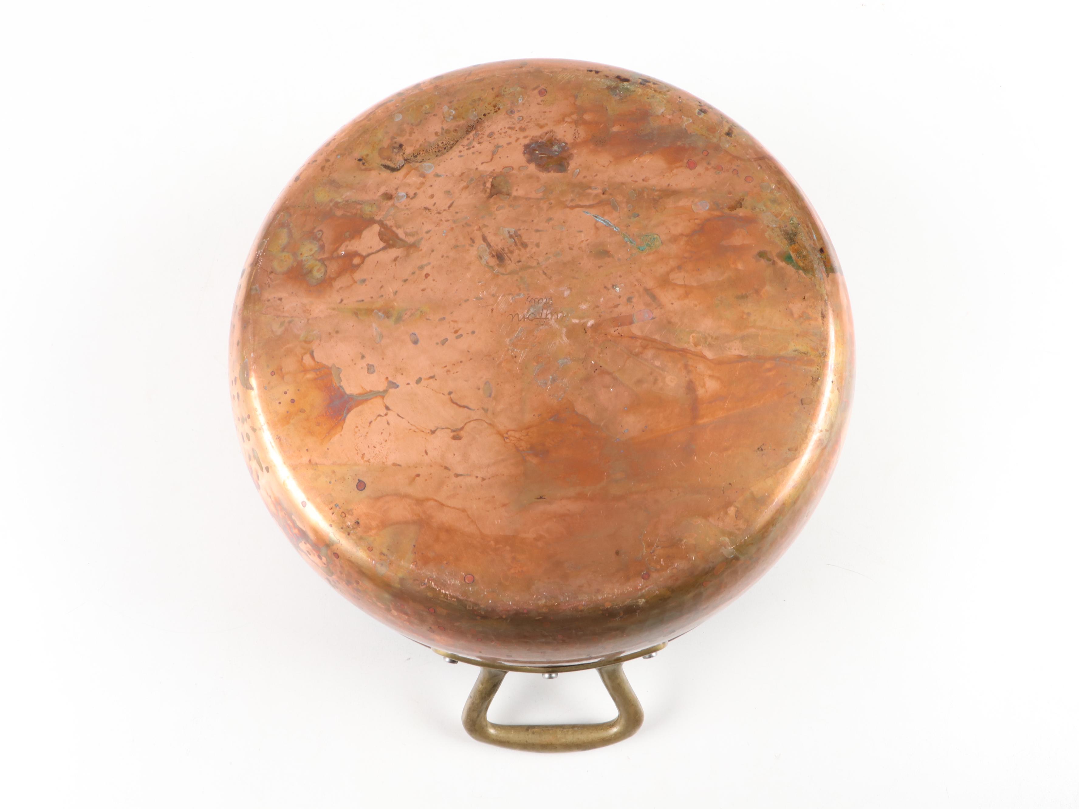 Ruffoni Italian Hammered Copper Pot with Copper Clad Pan Collection