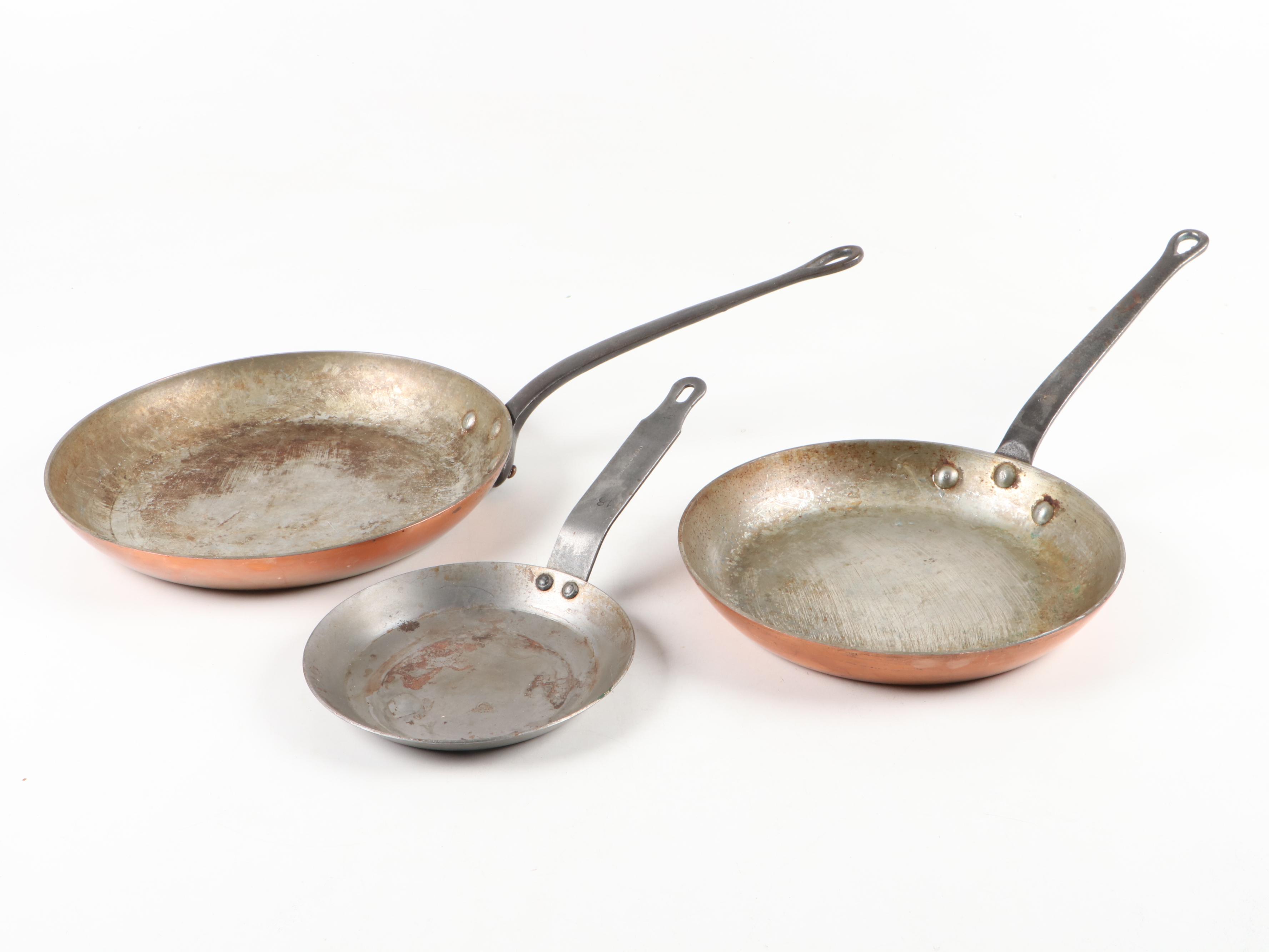 Ruffoni Italian Hammered Copper Pot with Copper Clad Pan Collection