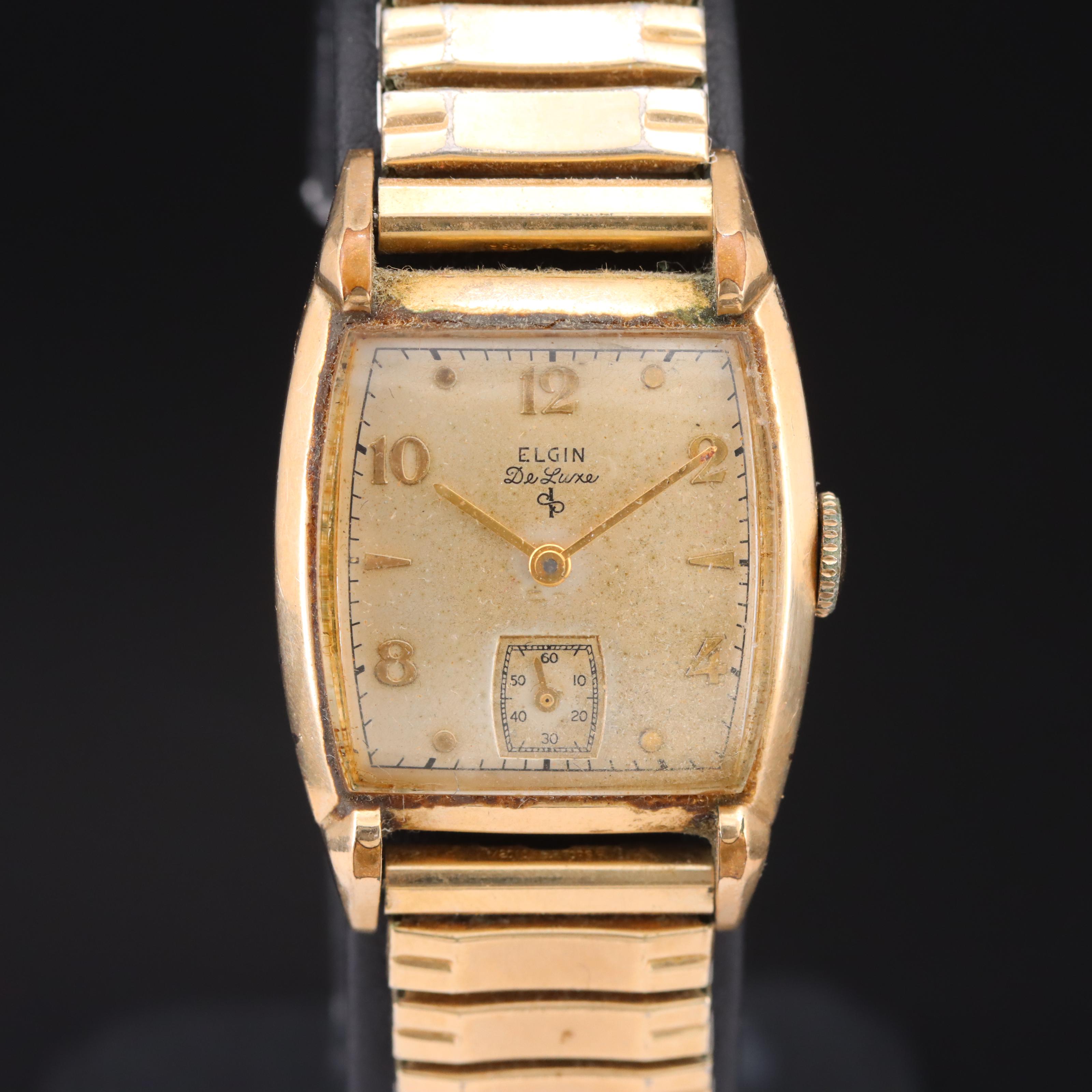 Vintage Elgin "Deluxe" Gold-Filled Watch