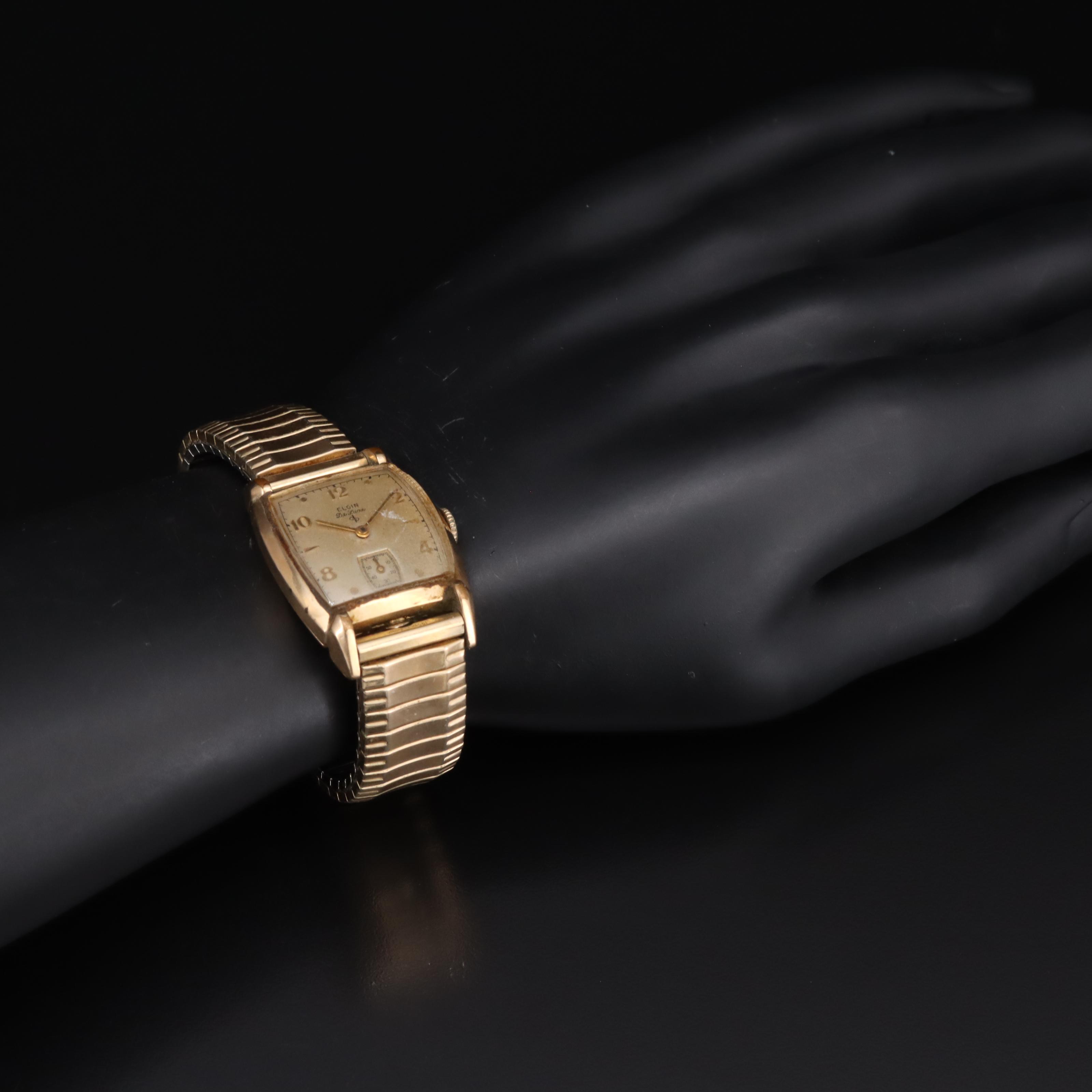 Vintage Elgin "Deluxe" Gold-Filled Watch