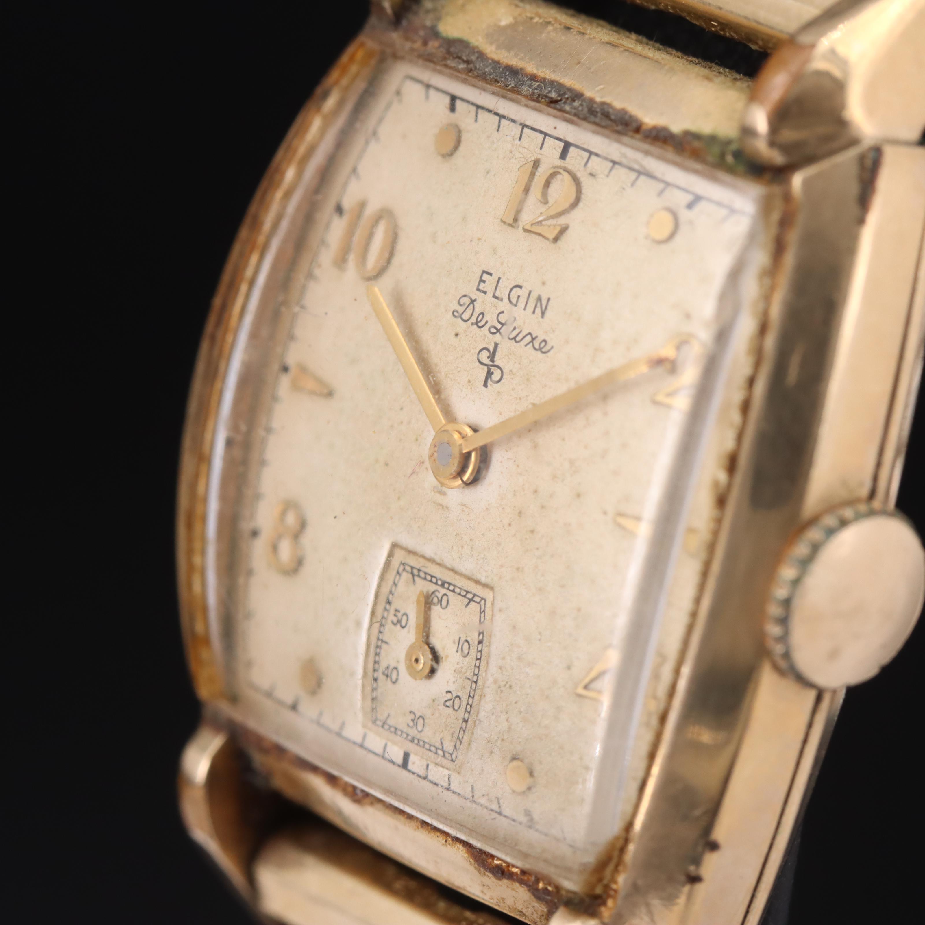 Vintage Elgin "Deluxe" Gold-Filled Watch